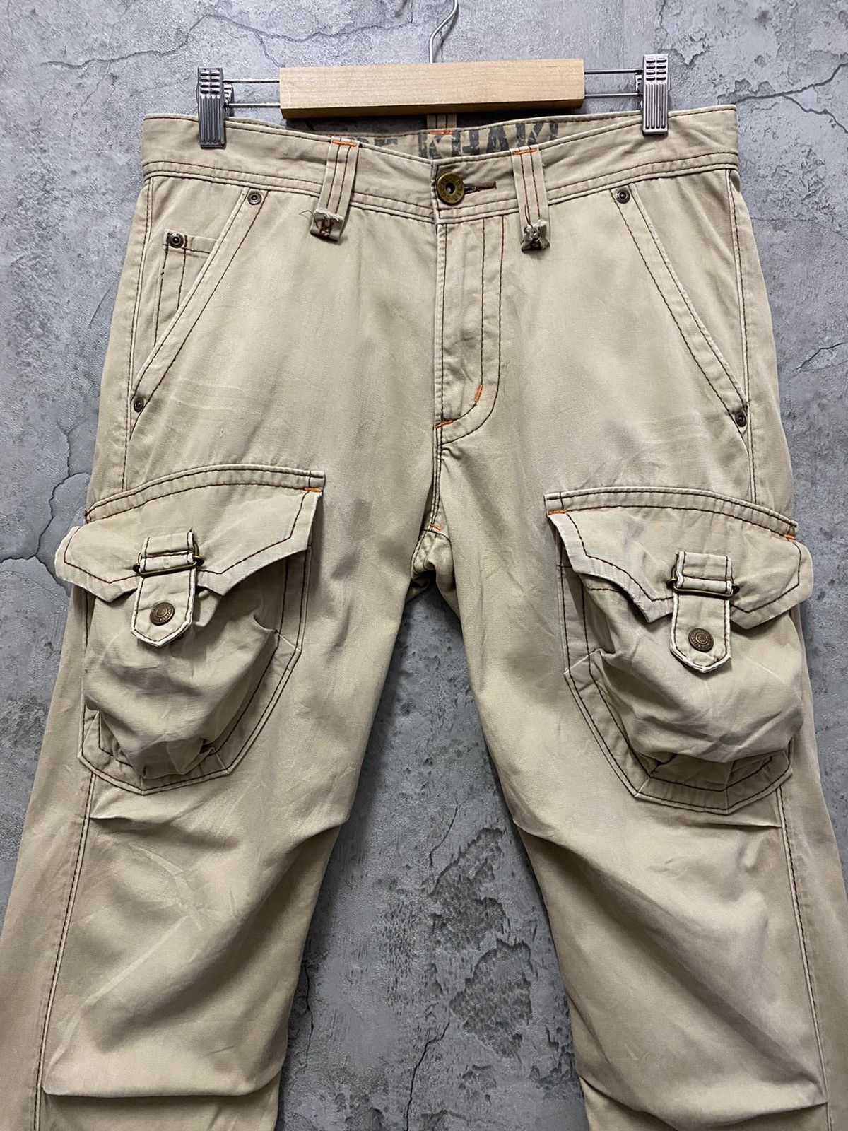 Edwin × Japanese Brand Vintage Edwin 505 Japan Cargo Bush flared Pants Size US 30 / EU 46 - 4 Thumbnail