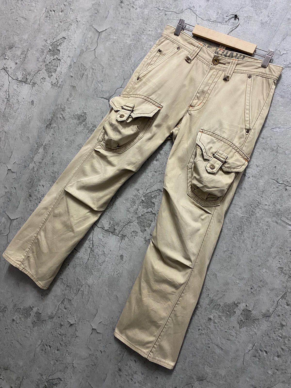 Edwin × Japanese Brand Vintage Edwin 505 Japan Cargo Bush flared Pants Size US 30 / EU 46 - 3 Thumbnail