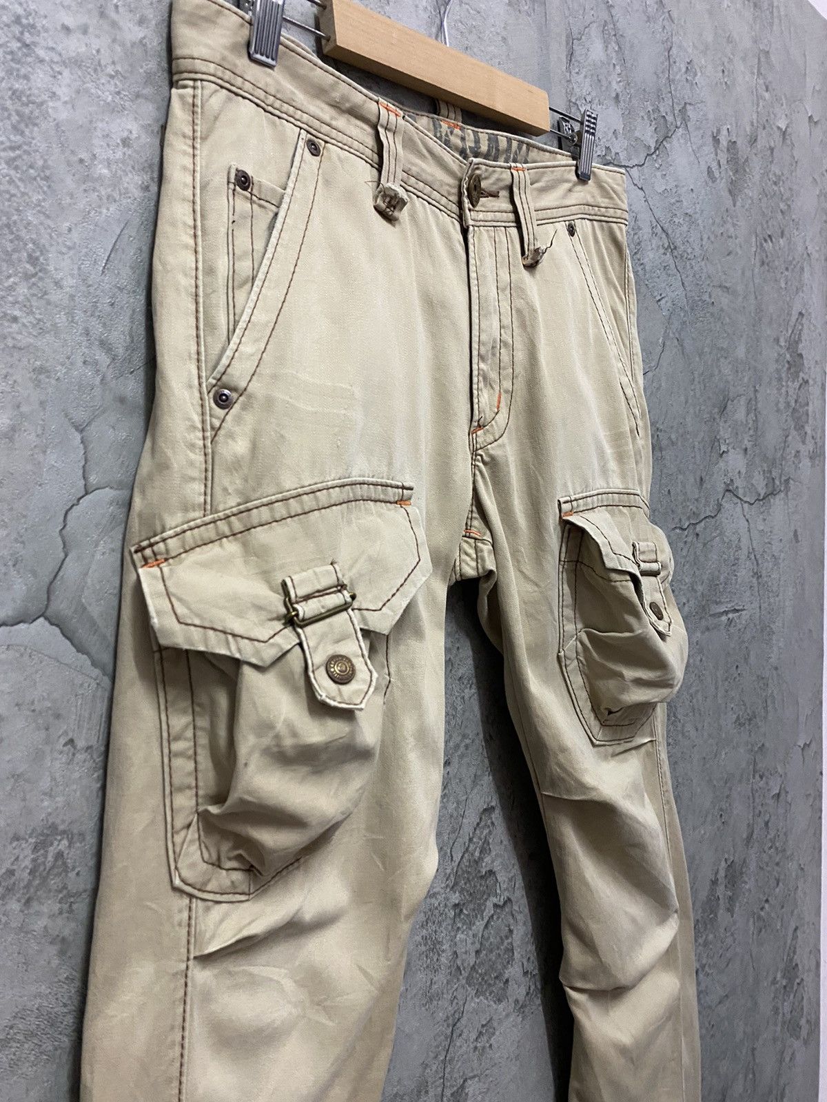 Edwin × Japanese Brand Vintage Edwin 505 Japan Cargo Bush flared Pants Size US 30 / EU 46 - 7 Thumbnail