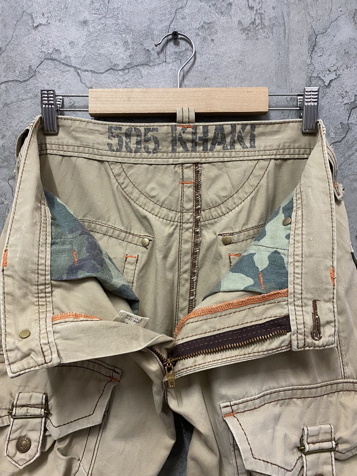 Edwin × Japanese Brand Vintage Edwin 505 Japan Cargo Bush flared Pants Size US 30 / EU 46 - 15 Thumbnail