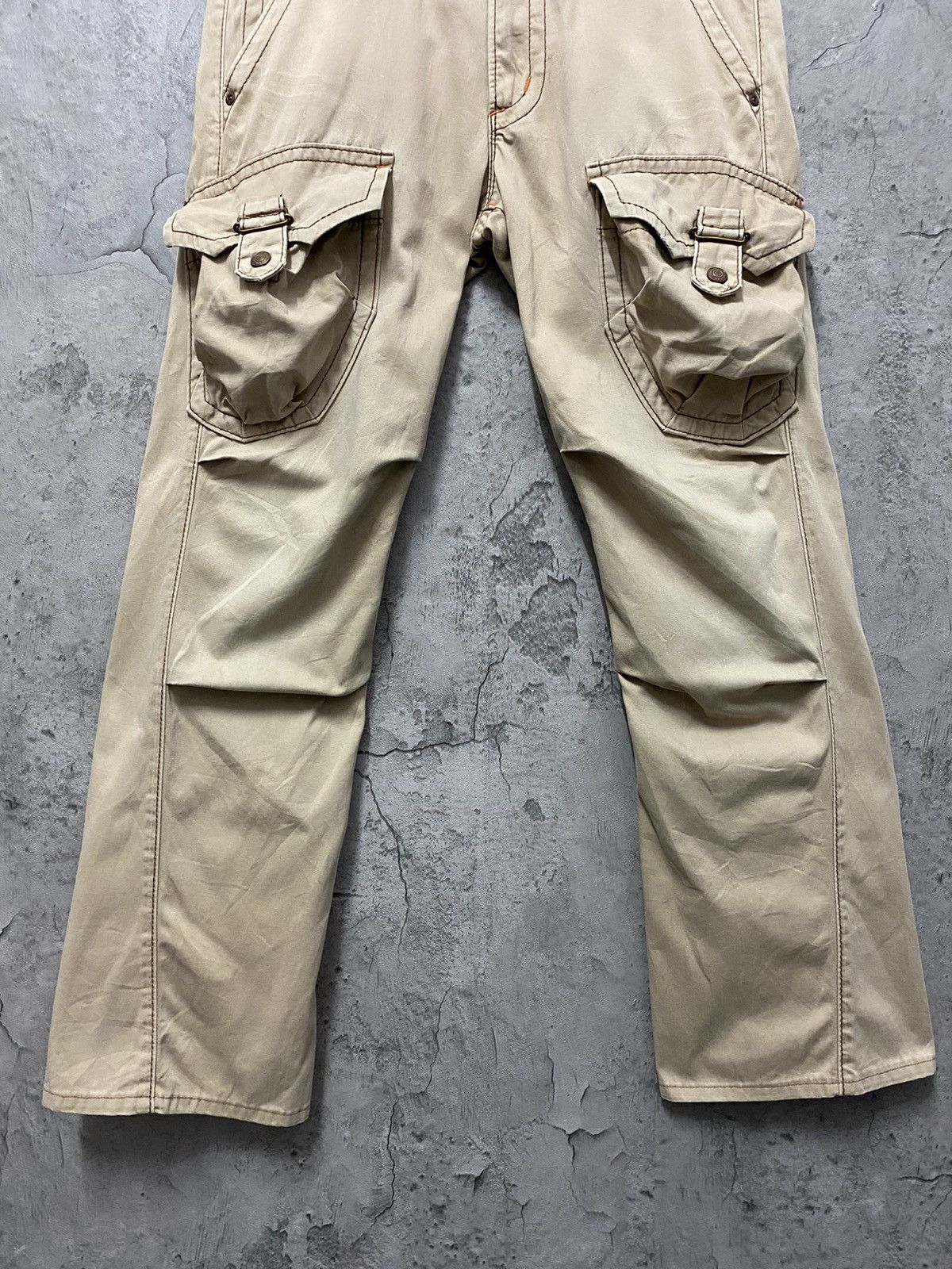 Edwin × Japanese Brand Vintage Edwin 505 Japan Cargo Bush flared Pants Size US 30 / EU 46 - 5 Thumbnail