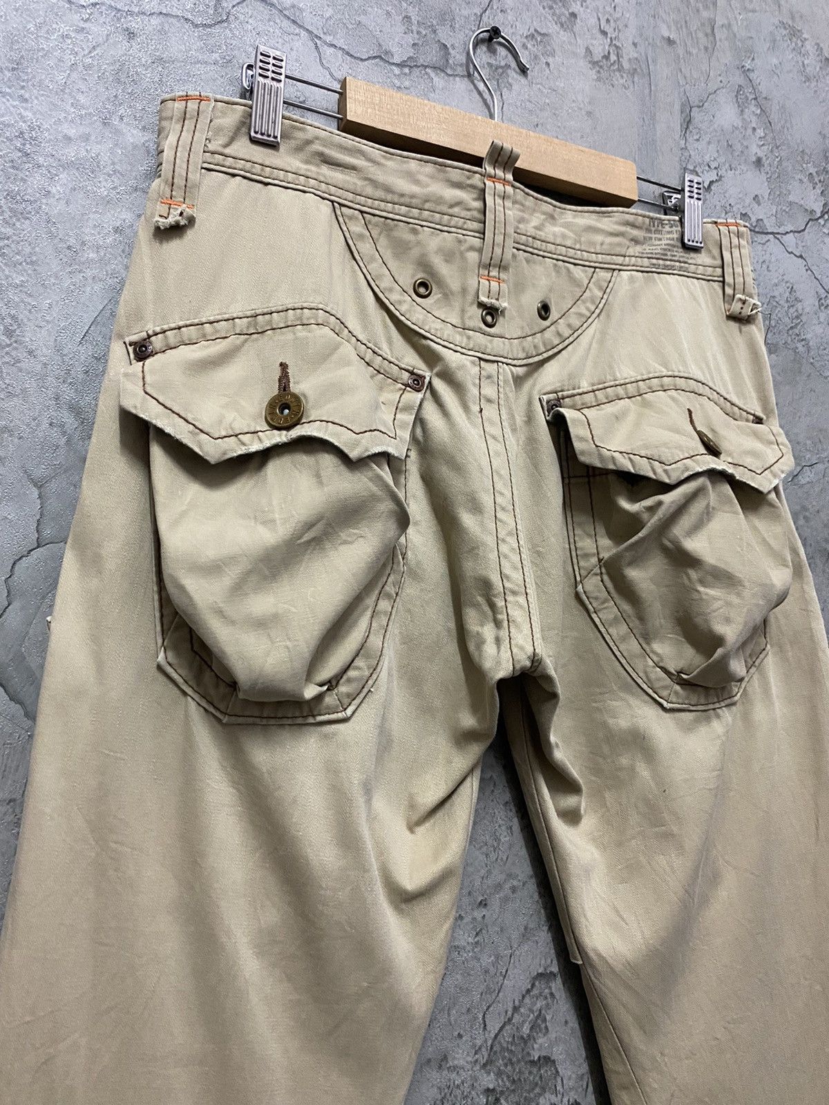 Edwin × Japanese Brand Vintage Edwin 505 Japan Cargo Bush flared Pants Size US 30 / EU 46 - 12 Thumbnail