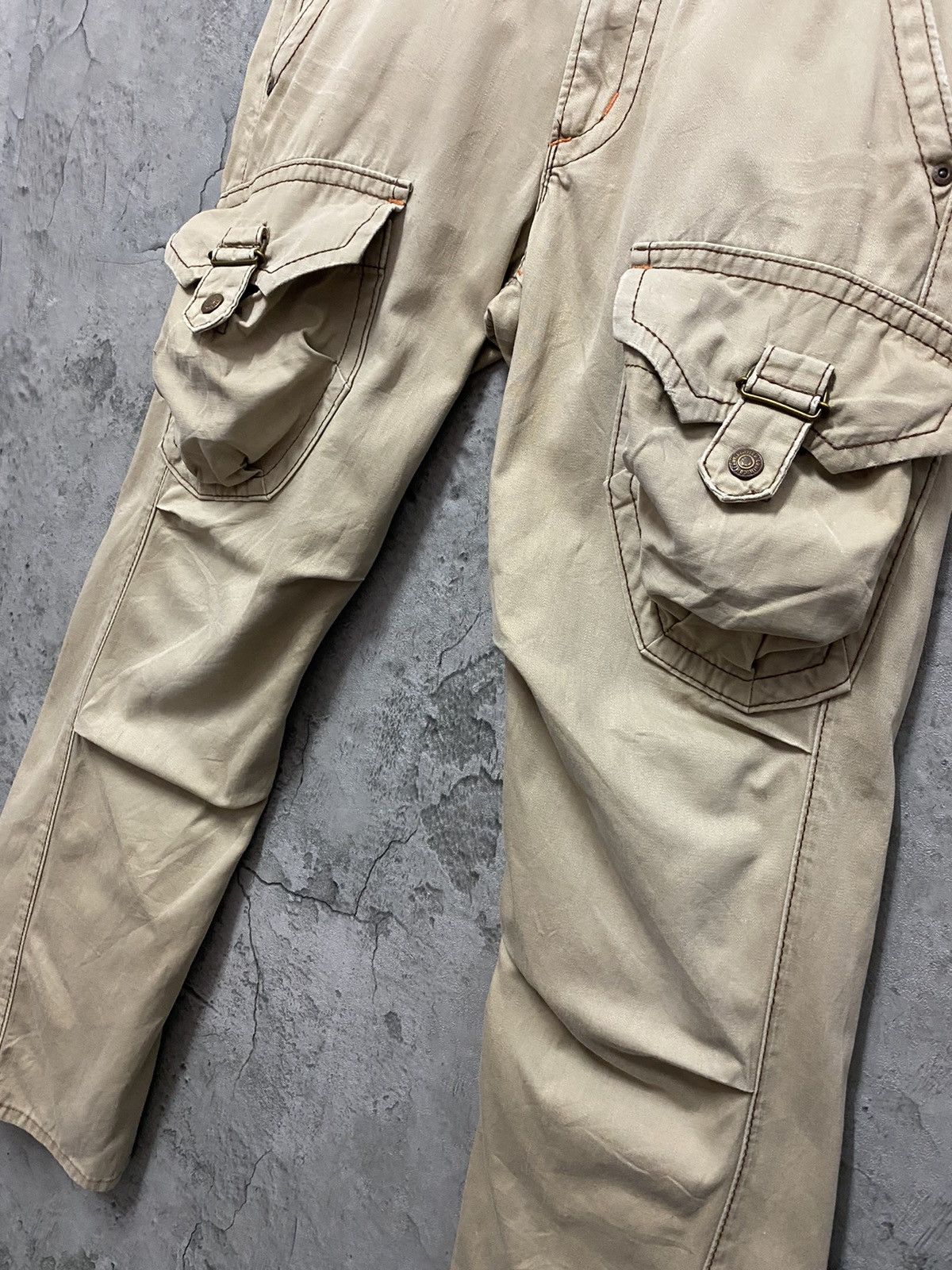 Edwin × Japanese Brand Vintage Edwin 505 Japan Cargo Bush flared Pants Size US 30 / EU 46 - 9 Thumbnail