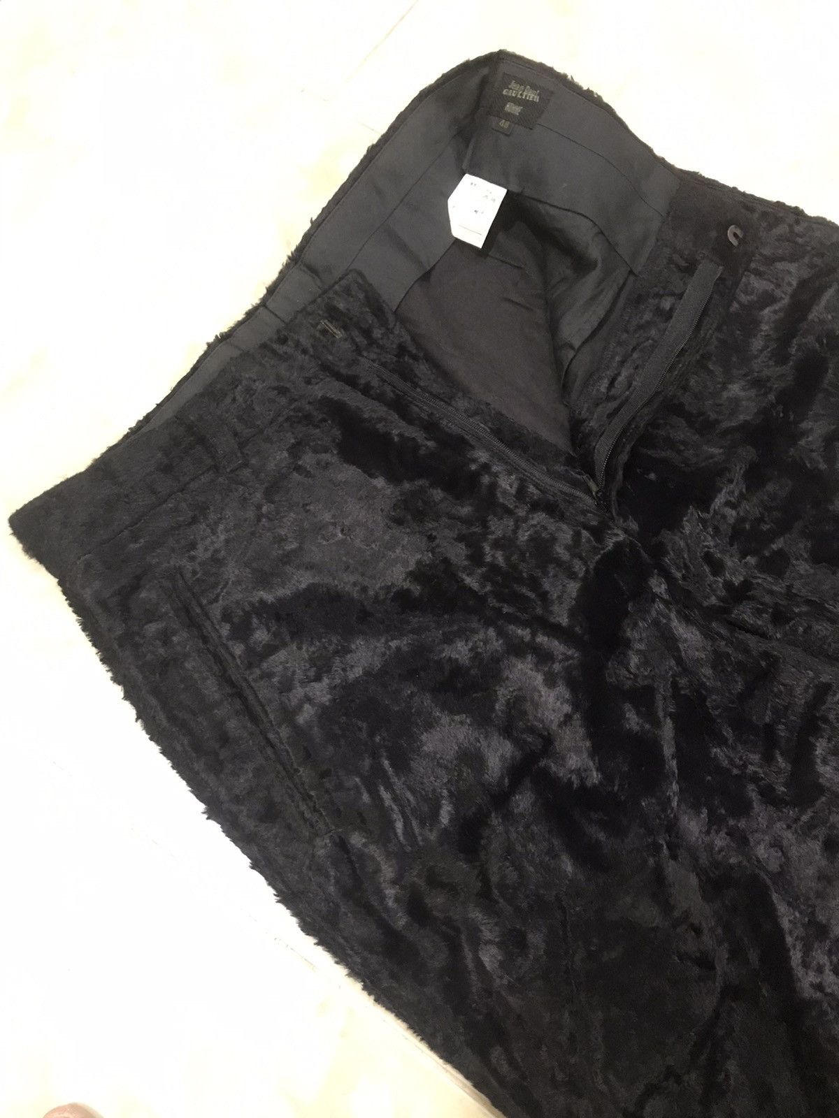 Jean Paul Gaultier Jean Paul GAULTIER HOMME JPG Faux Fur Pant Size US 29 - 4 Thumbnail