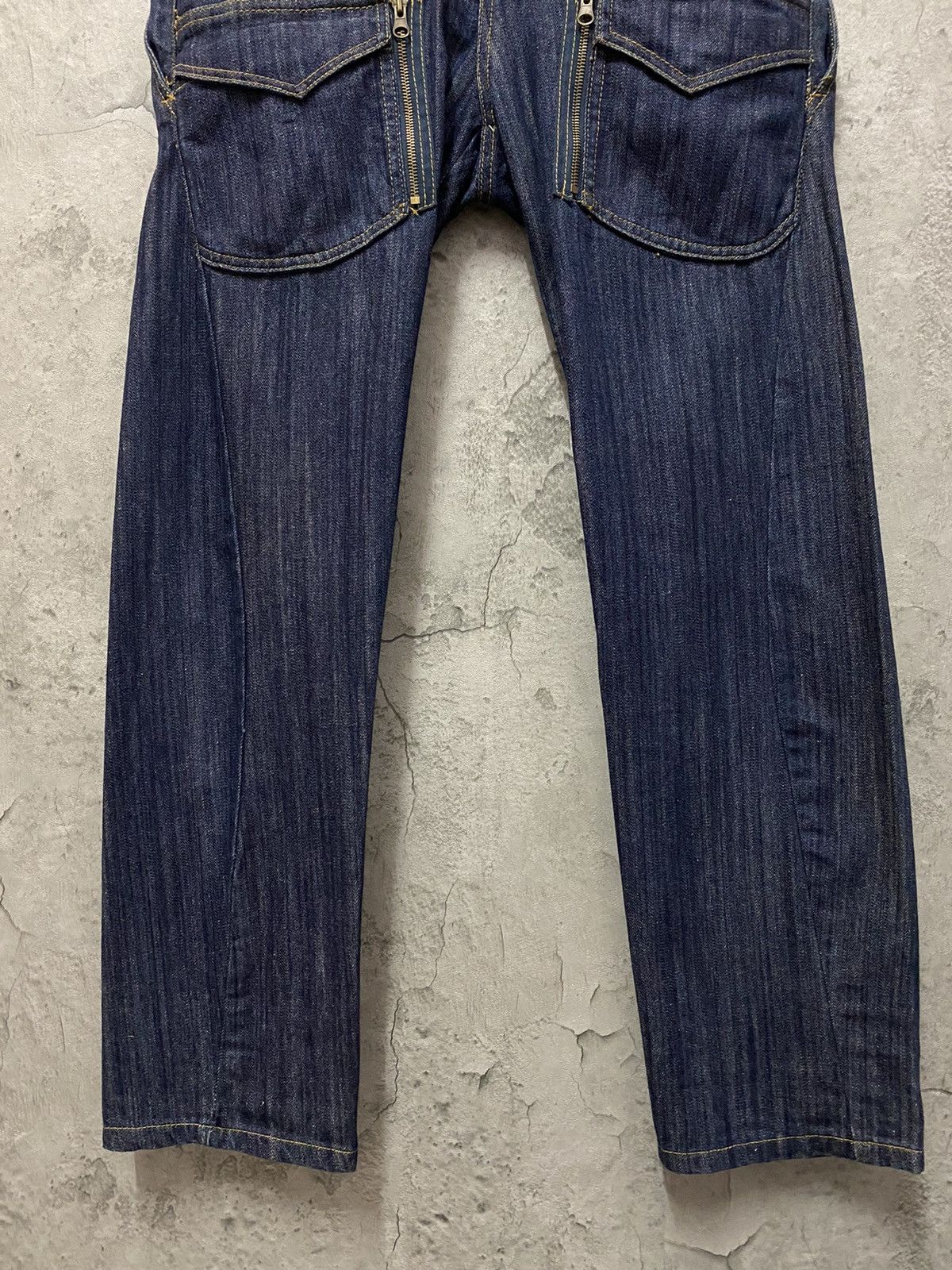 GOSTAR DE FUGA Japan Brand Decom Cargo Triple Waist Reconstructed Denim Size US 34 / EU 50 - 9 Thumbnail