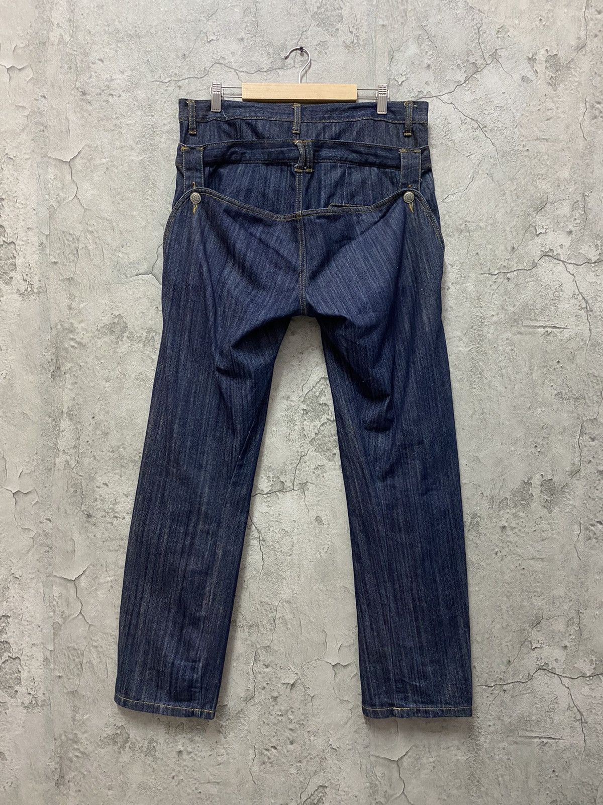 GOSTAR DE FUGA Japan Brand Decom Cargo Triple Waist Reconstructed Denim Size US 34 / EU 50 - 2 Thumbnail