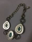 Native × Vintage Three-Stone Turquoise Bracelet Size ONE SIZE - 2 Thumbnail