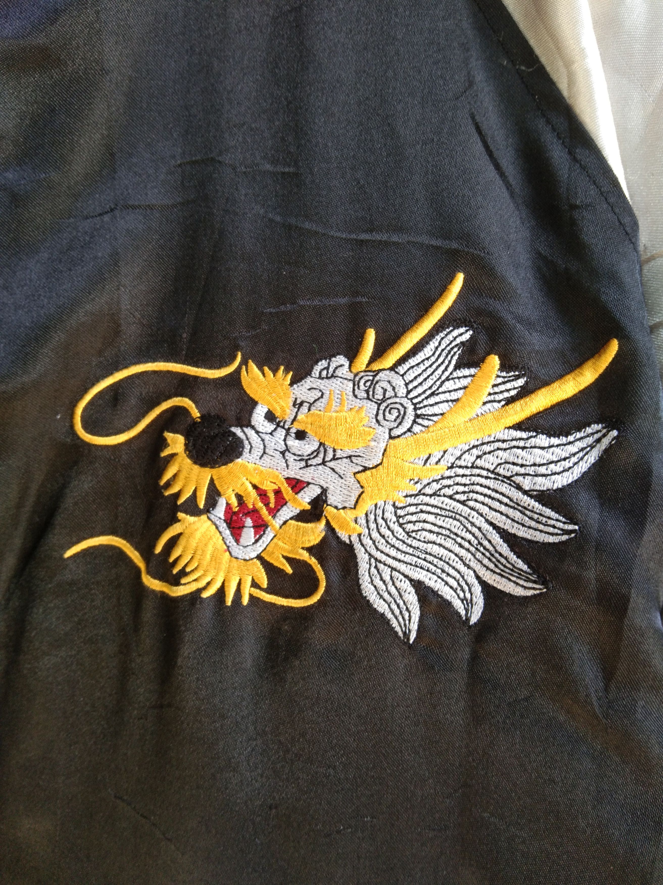 Japanese Brand VINTAGE JAPANESE SUKAJAN JACKET (HEAVILYUSED) Size US L / EU 52-54 / 3 - 5 Thumbnail