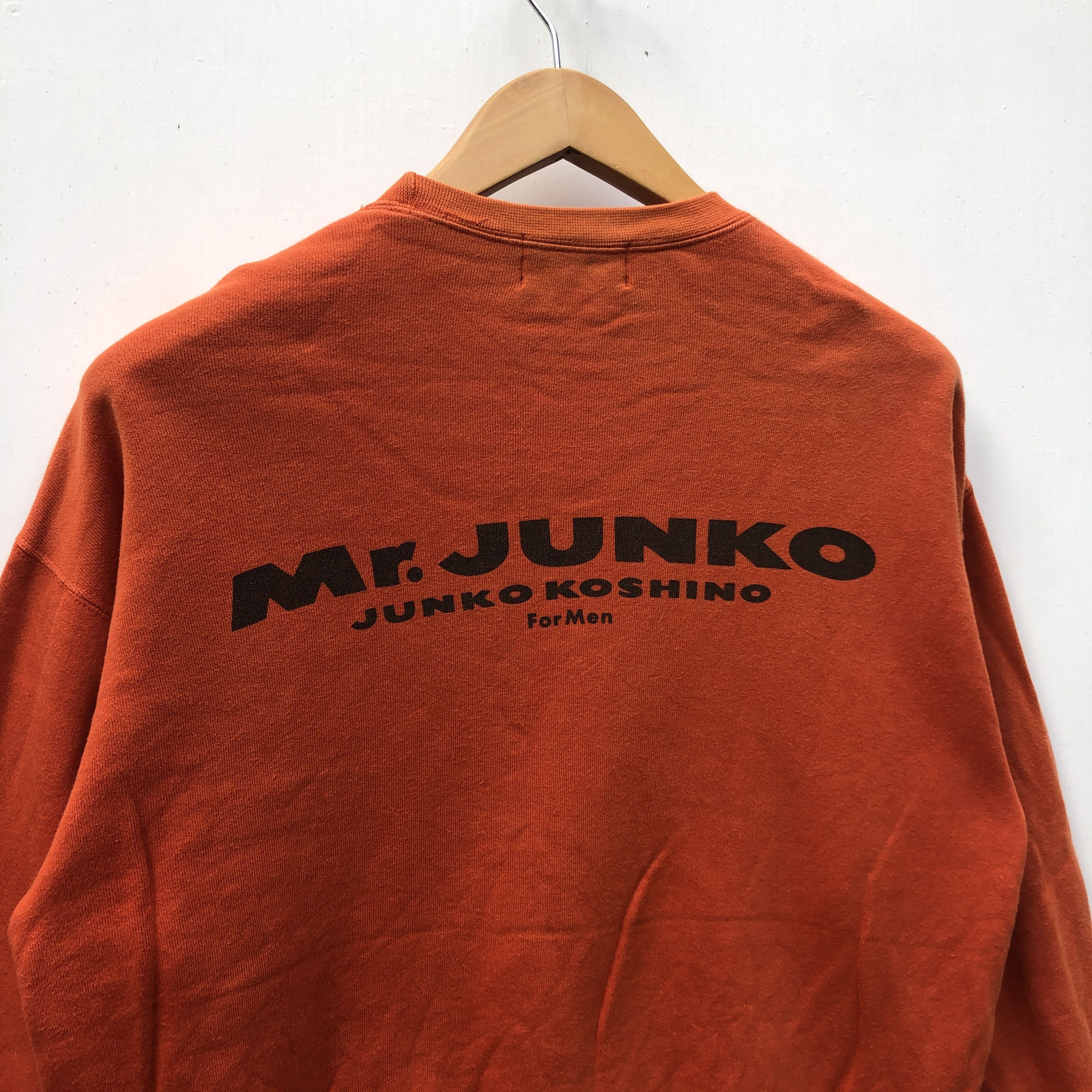 Japanese Brand MR JUNKO JUNKO KOSHINO Crew Neck Sweatshirt #0750-23 Size US M / EU 48-50 / 2 - 2 Thumbnail