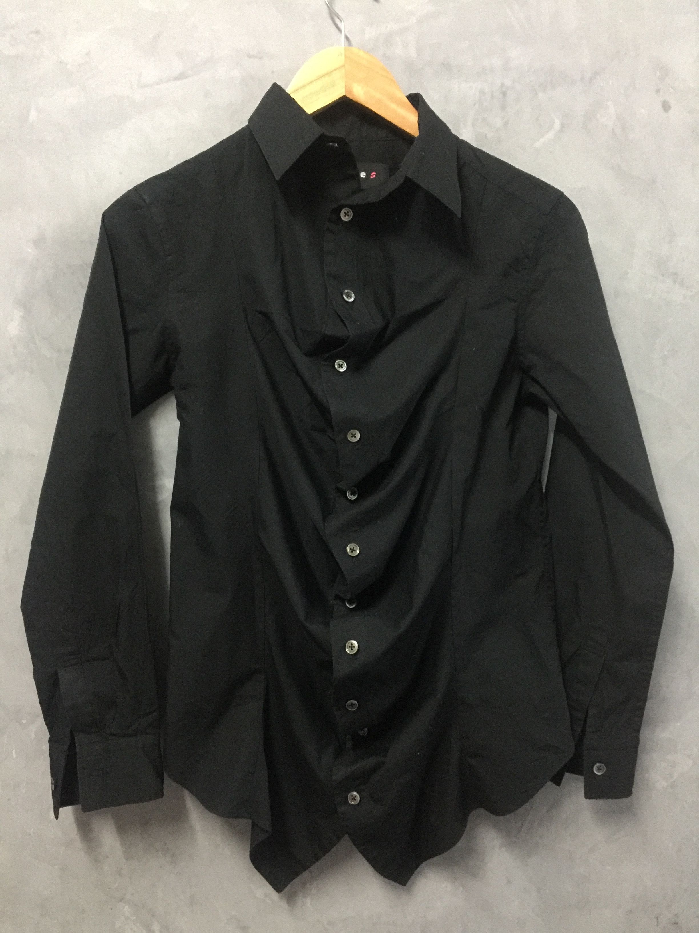 image of Gomme Homme Gomme L/s Shirts in Black, Men's (Size Medium)