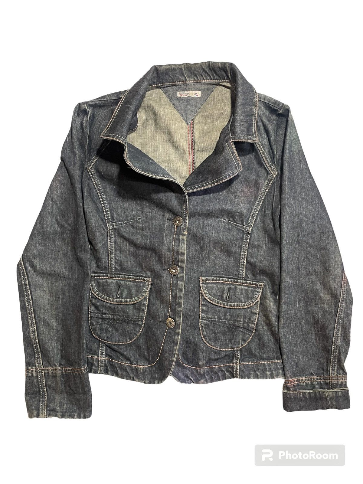 Tommy Hilfiger × Tommy Jeans Tommy Hilfiger Denim Ophelia Blazer Vintage Size S / US 4 / IT 40 - 1 Thumbnail
