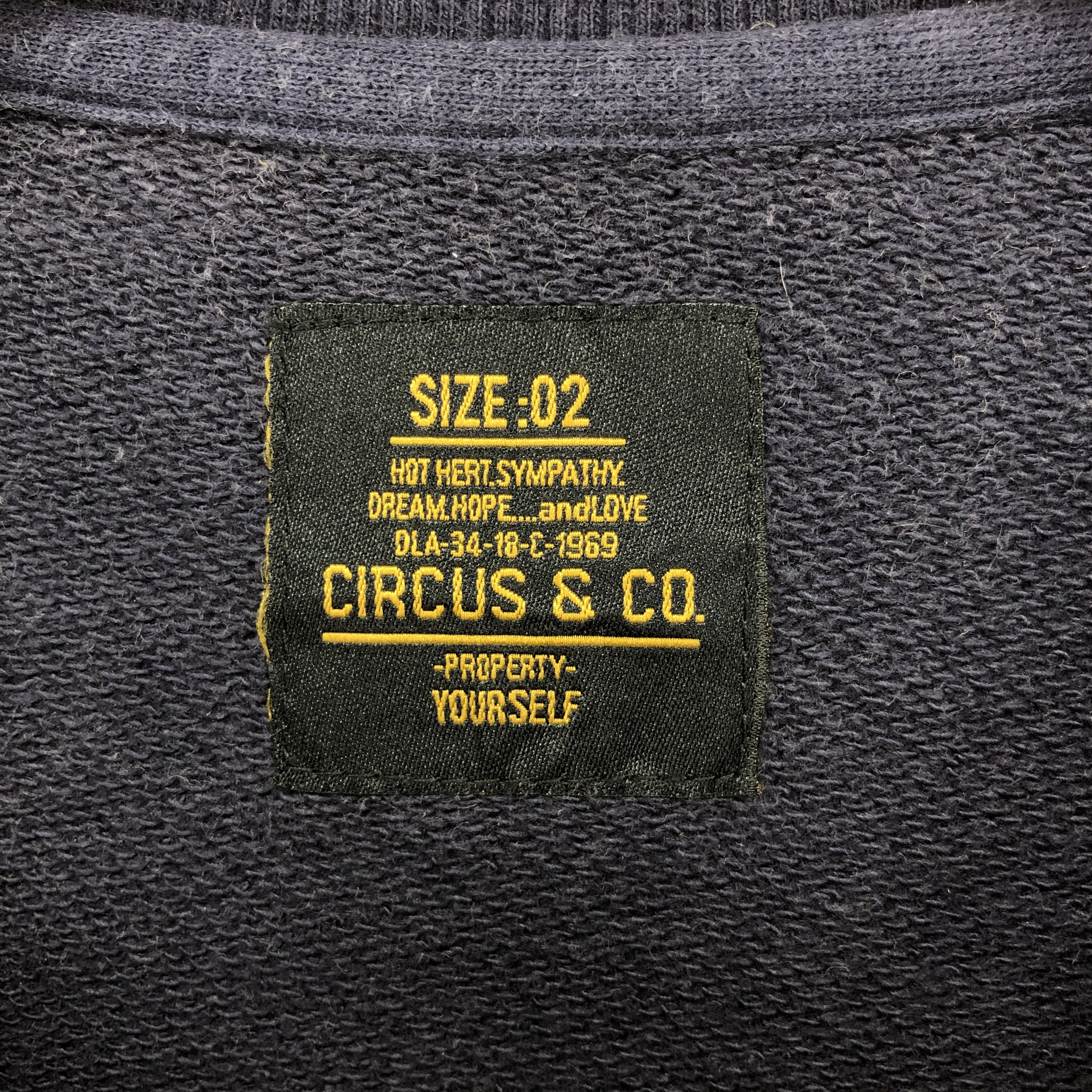 Japanese Brand CIRCUS & CO Crew Neck Sweatshirt #0703/AE Size US M / EU 48-50 / 2 - 5 Thumbnail