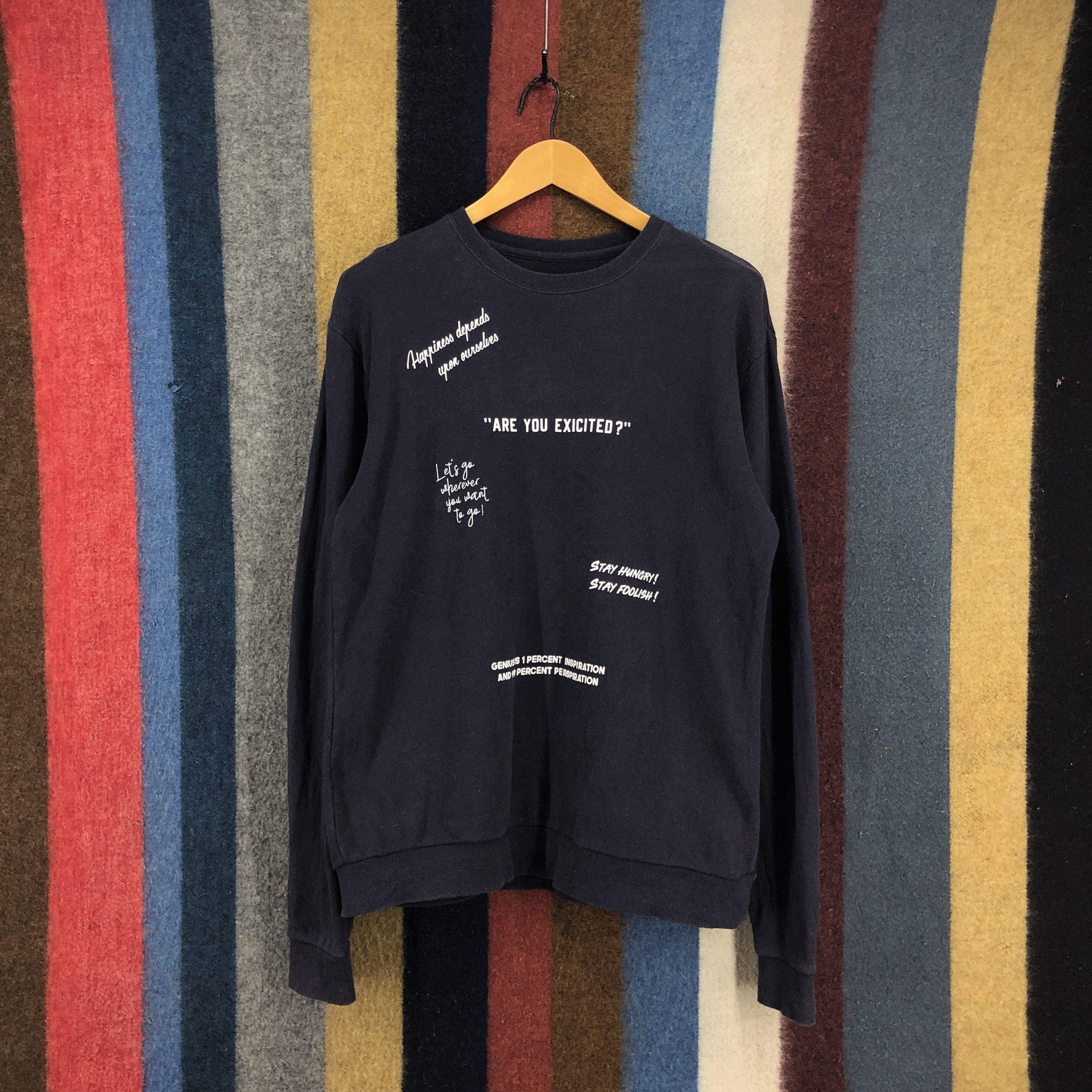 Japanese Brand CIRCUS & CO Crew Neck Sweatshirt #0703/AE Size US M / EU 48-50 / 2 - 1 Thumbnail