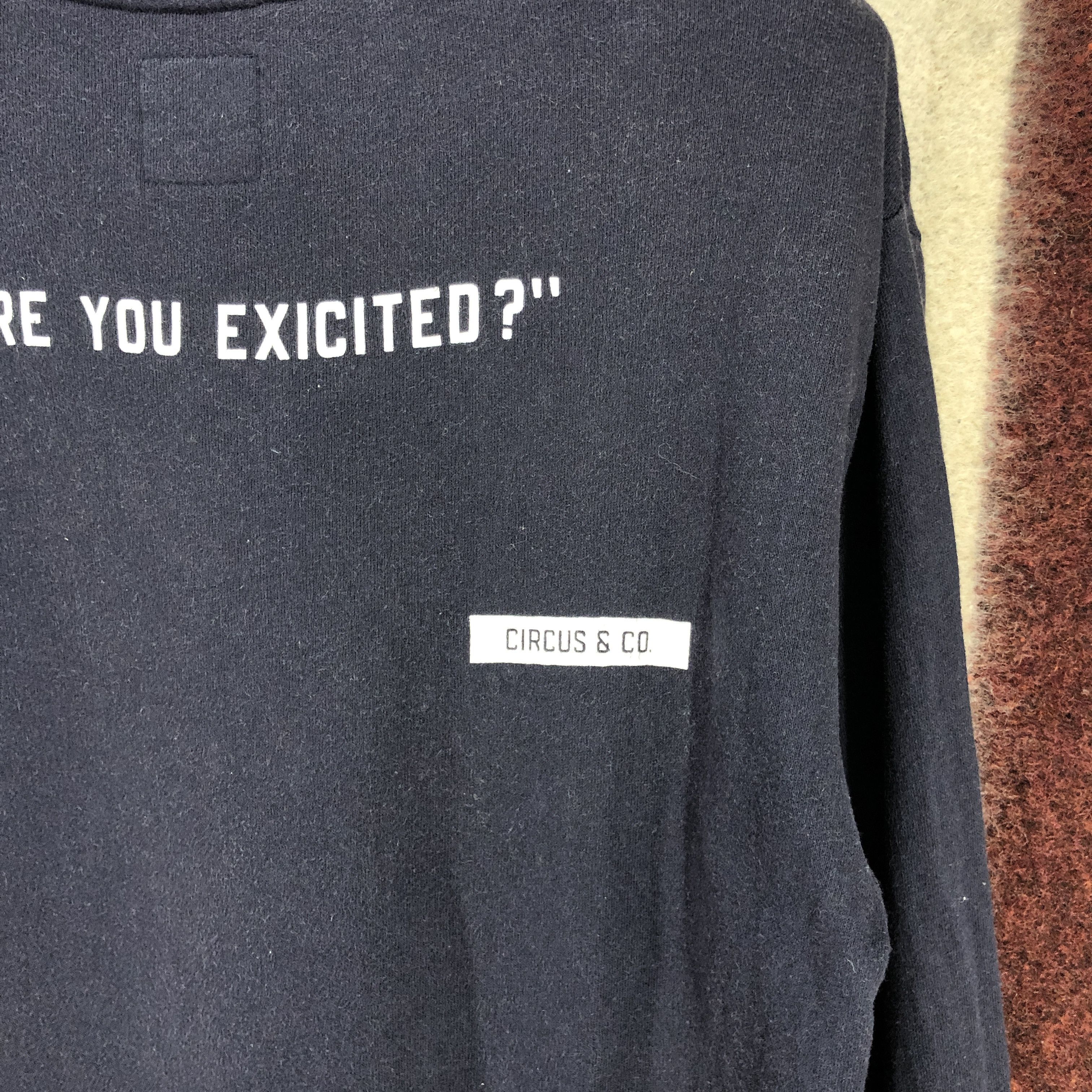 Japanese Brand CIRCUS & CO Crew Neck Sweatshirt #0703/AE Size US M / EU 48-50 / 2 - 9 Thumbnail
