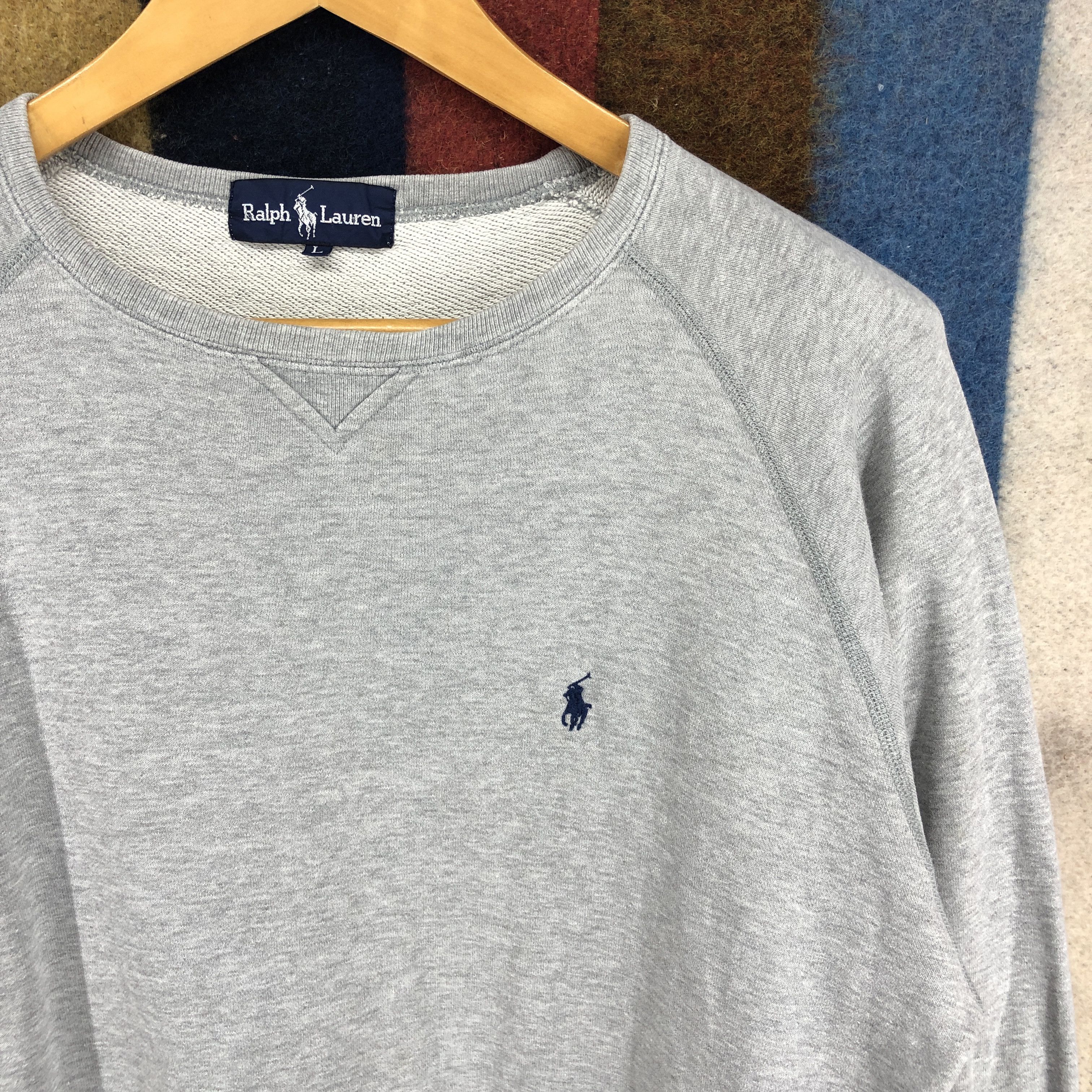 Ralph Lauren Vintage RALPH LAUREN Crew Neck Sweatshirt #0370/P Size US M / EU 48-50 / 2 - 2 Thumbnail