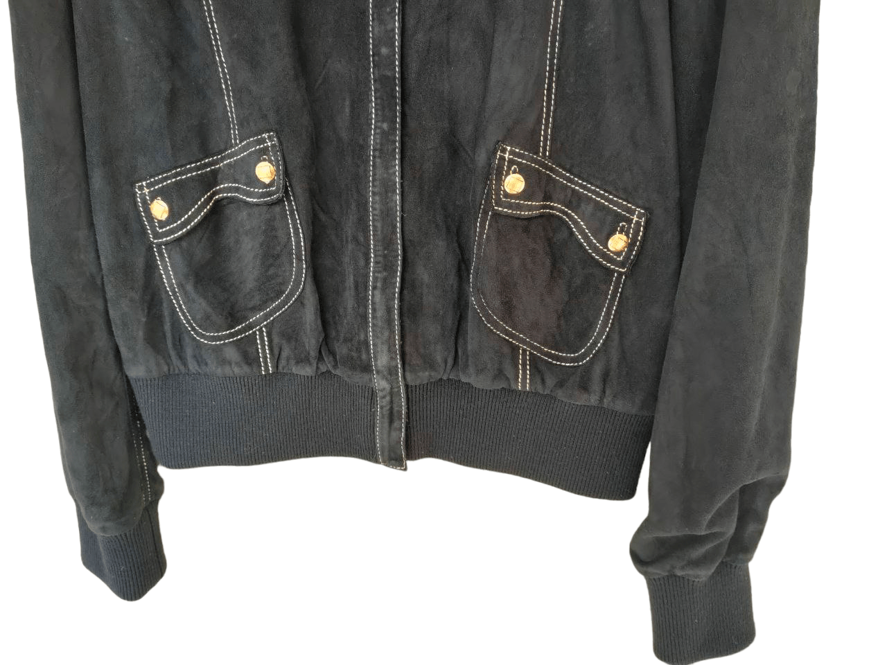 Fendi Fendi Gold Threading Leather Jacket Size M / US 6-8 / IT 42-44 - 7 Thumbnail