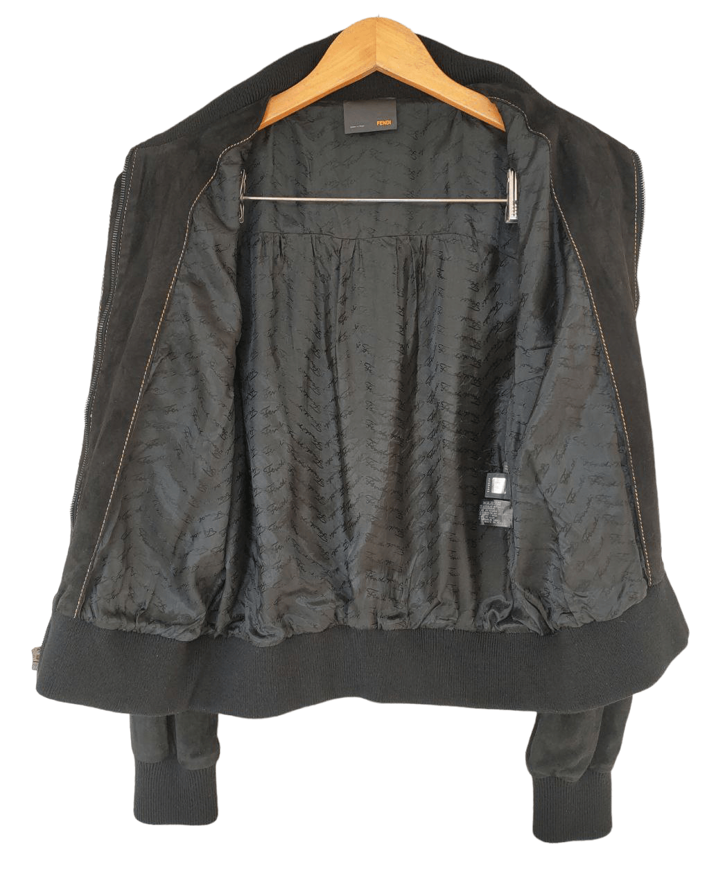 Fendi Fendi Gold Threading Leather Jacket Size M / US 6-8 / IT 42-44 - 5 Thumbnail