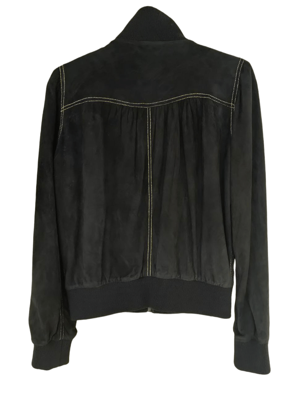 Fendi Fendi Gold Threading Leather Jacket Size M / US 6-8 / IT 42-44 - 4 Thumbnail