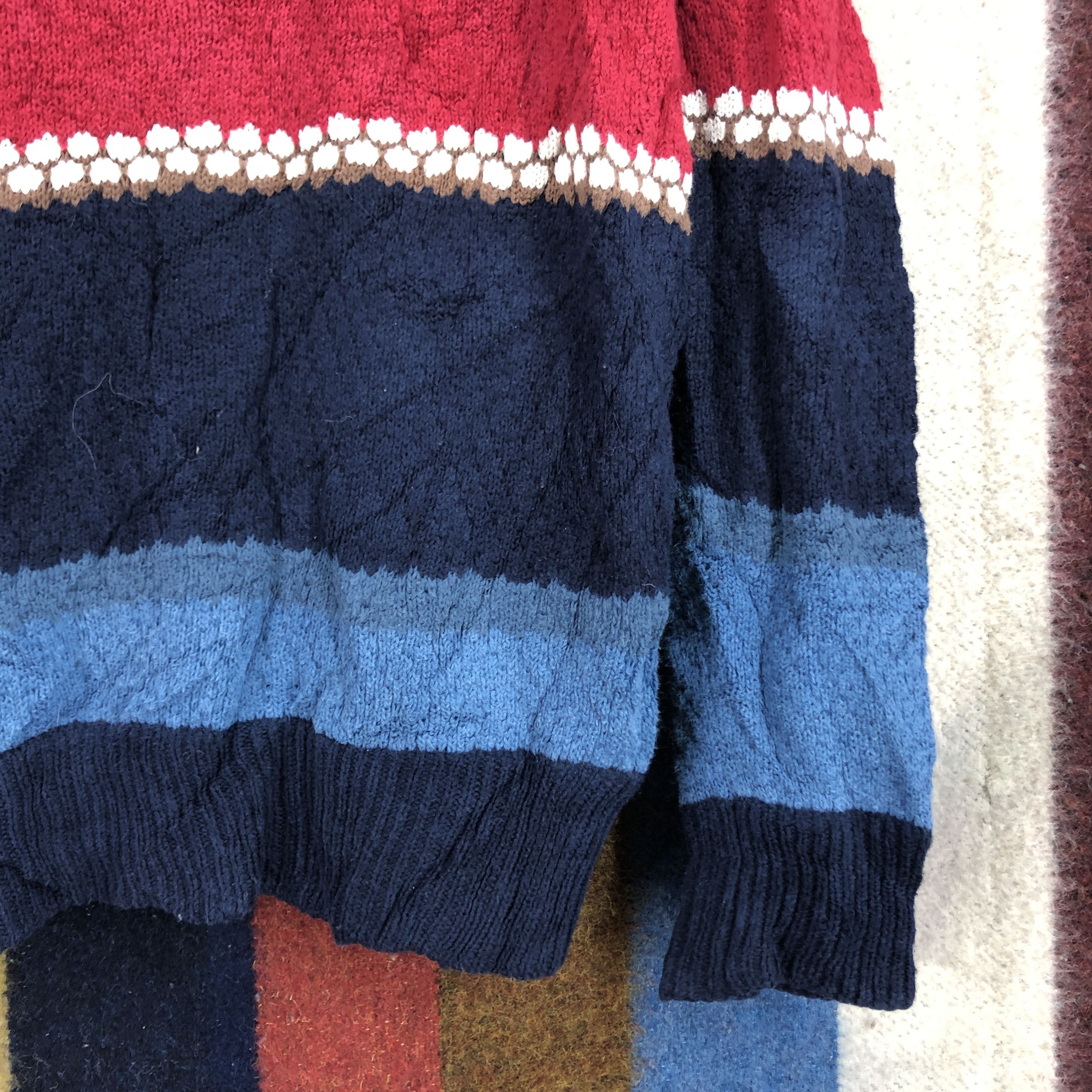 Japanese Brand UNION MADE SINCE 1998 Colourful Women Knitwear #0470/T Size S / US 4 / IT 40 - 5 Thumbnail
