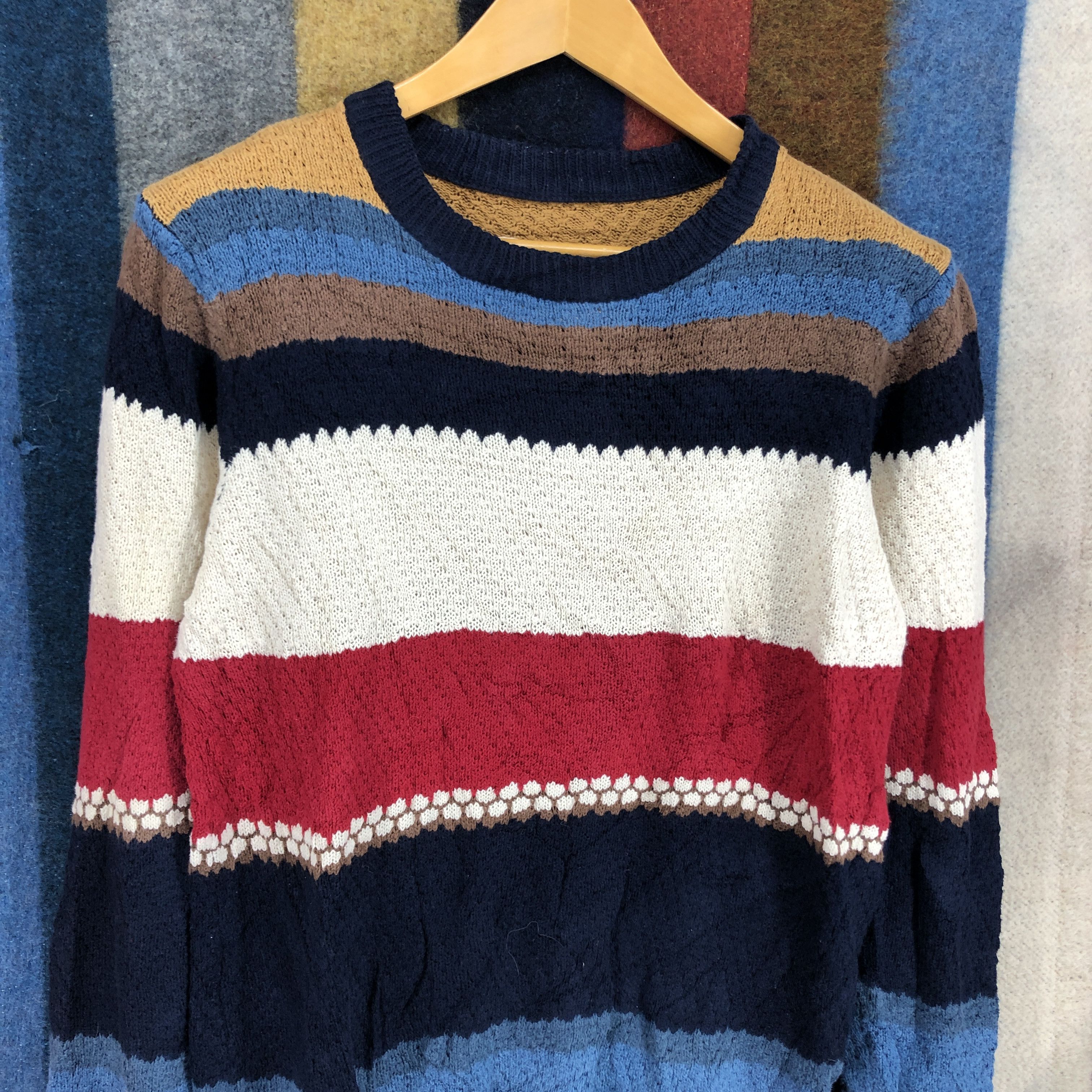 Japanese Brand UNION MADE SINCE 1998 Colourful Women Knitwear #0470/T Size S / US 4 / IT 40 - 2 Thumbnail