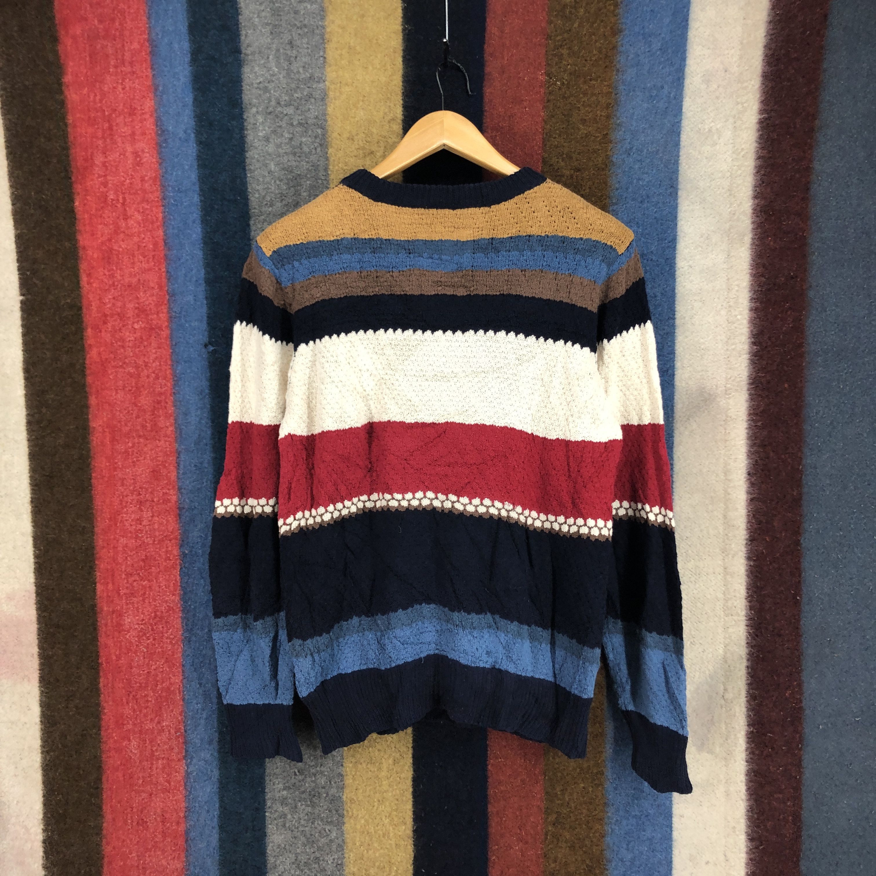 Japanese Brand UNION MADE SINCE 1998 Colourful Women Knitwear #0470/T Size S / US 4 / IT 40 - 8 Thumbnail