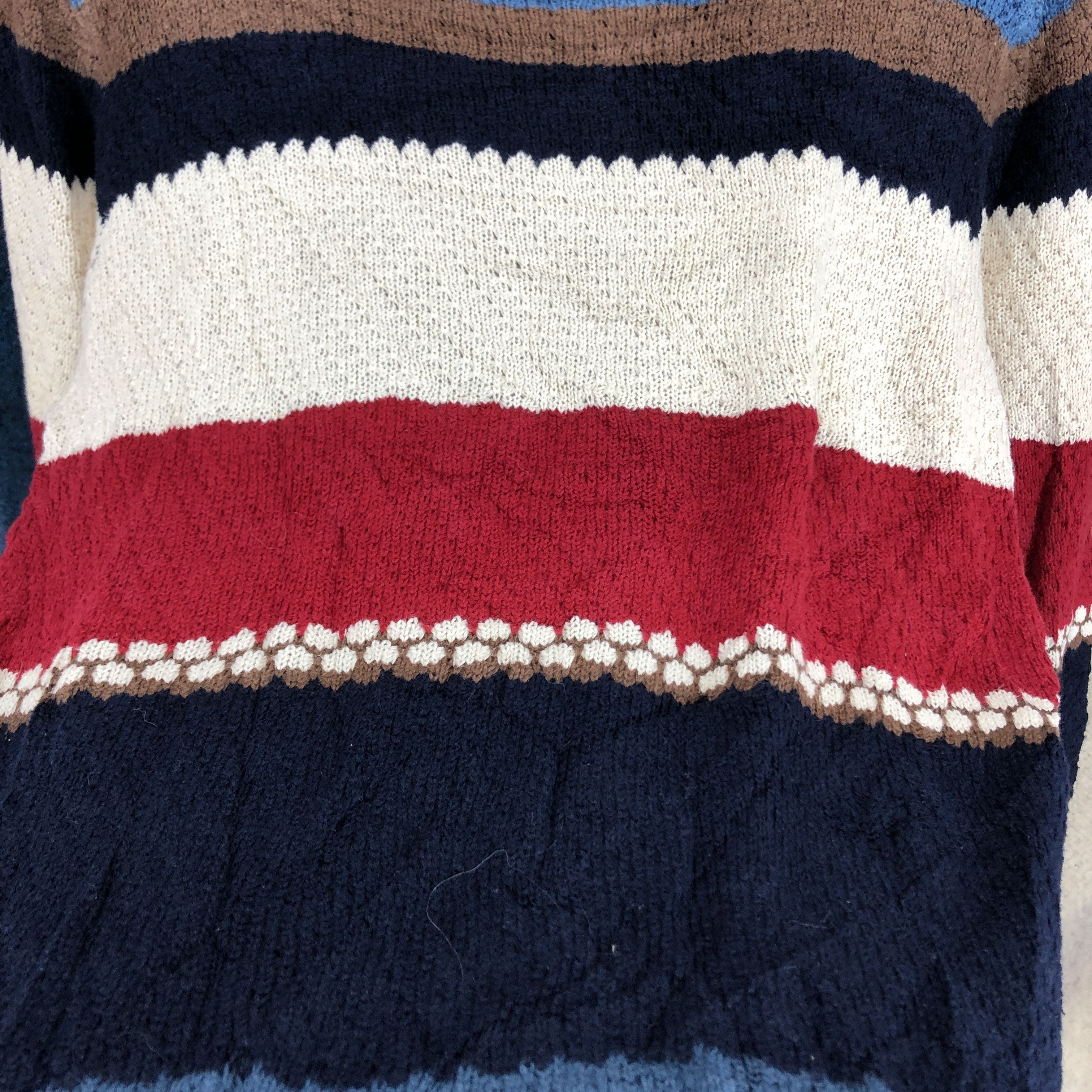 Japanese Brand UNION MADE SINCE 1998 Colourful Women Knitwear #0470/T Size S / US 4 / IT 40 - 4 Thumbnail