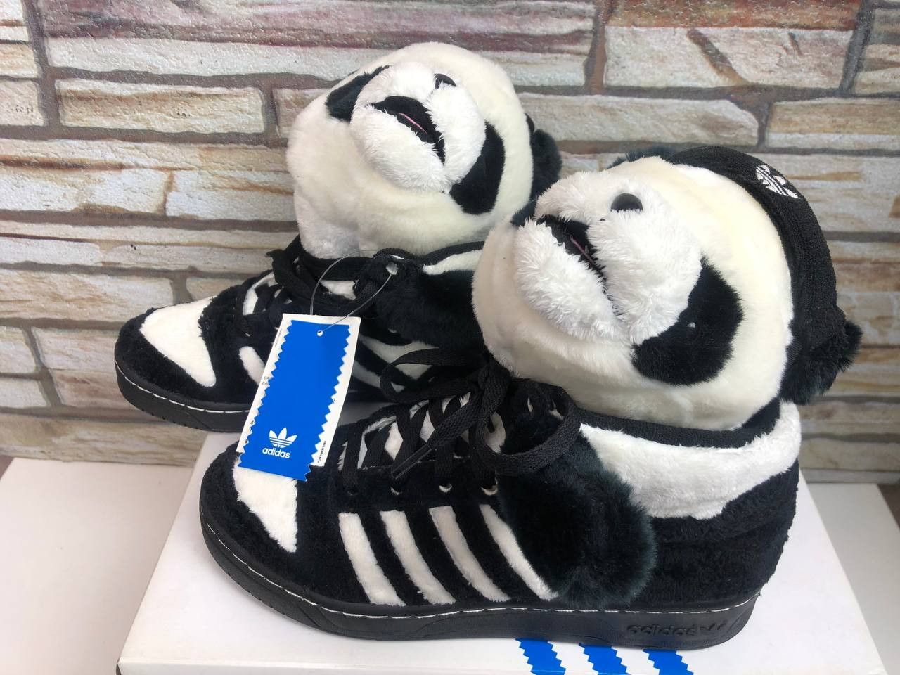 Adidas Adidas x Jeremy Scott Panda Bear 8 Sneakers NWT Grailed