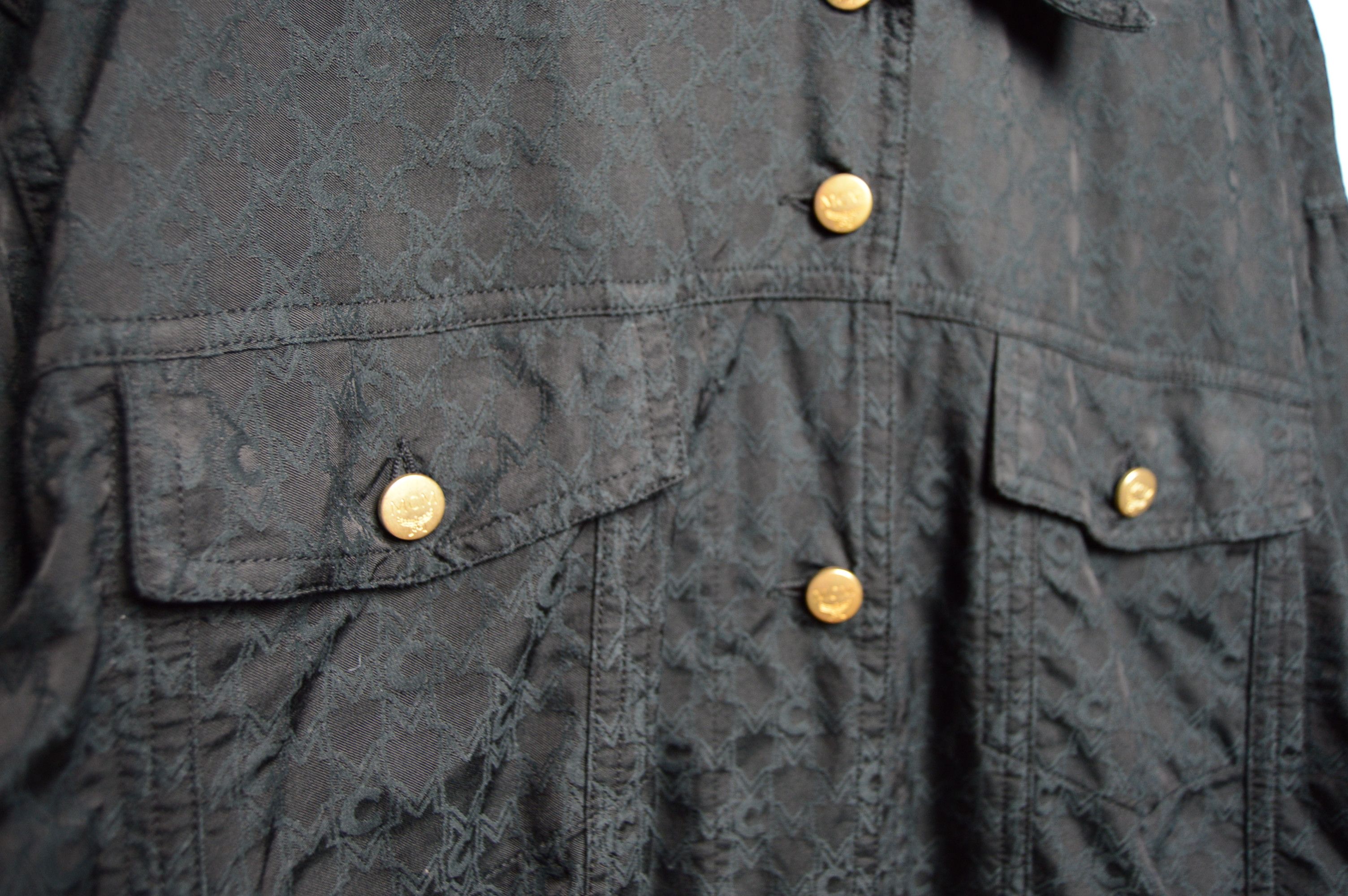 MCM MCM y2k monogram biker moto jacket Size US M / EU 48-50 / 2 - 9 Thumbnail