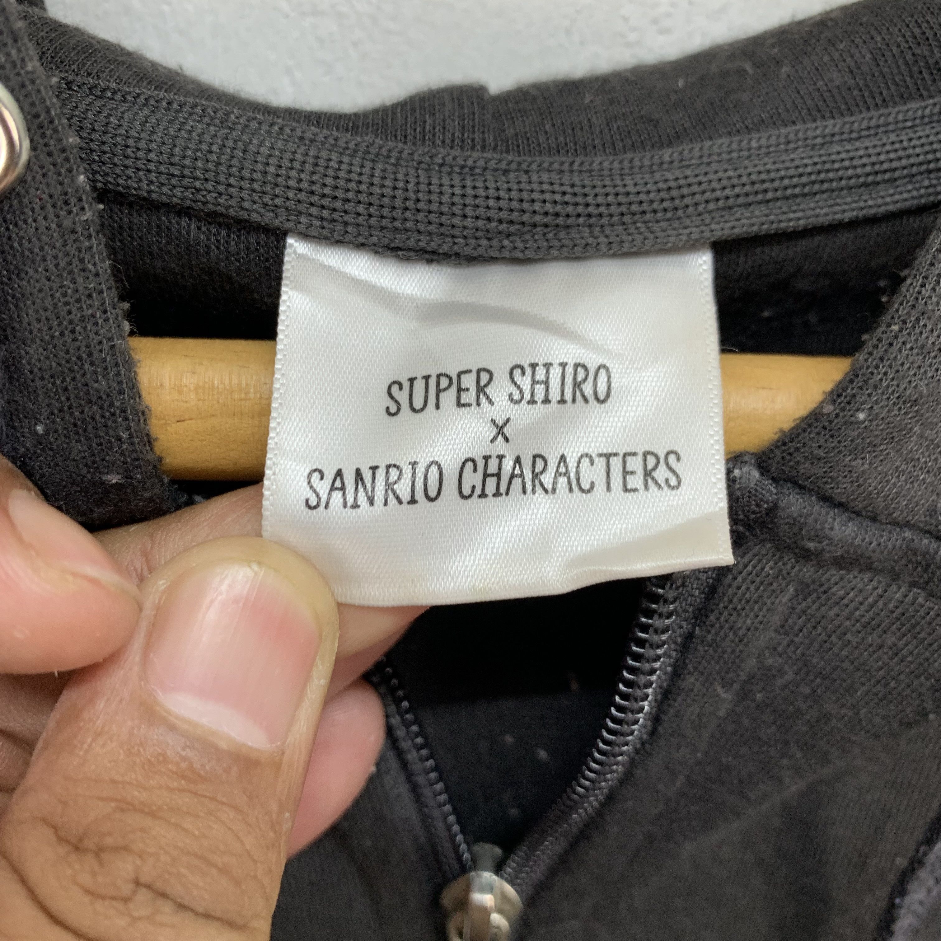 Japanese Brand Super Shiro X Sanrio Characters Zipper Hoodies #3746-130 Size US XXL / EU 58 / 5 - 9 Thumbnail