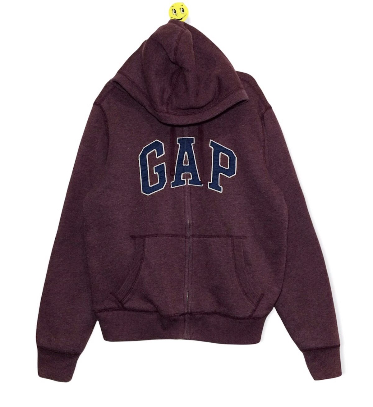 Vintage GAP embroidery Hoodie Zipper Jacket Sherpa