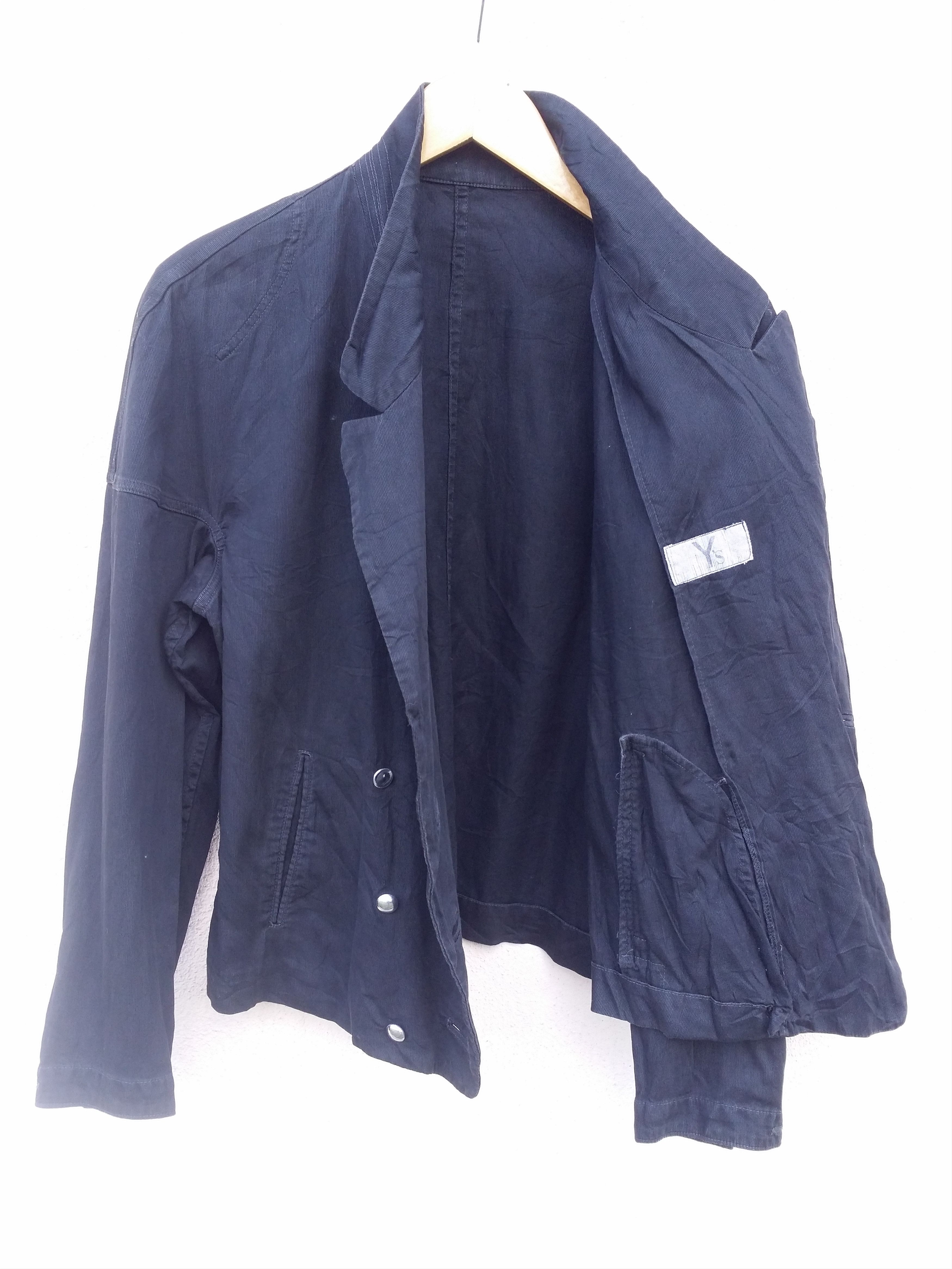 image of YS Yamamoto Ys Yohji Yamamoto Vintage Cotton Jacket in Black, Men's (Size Small)