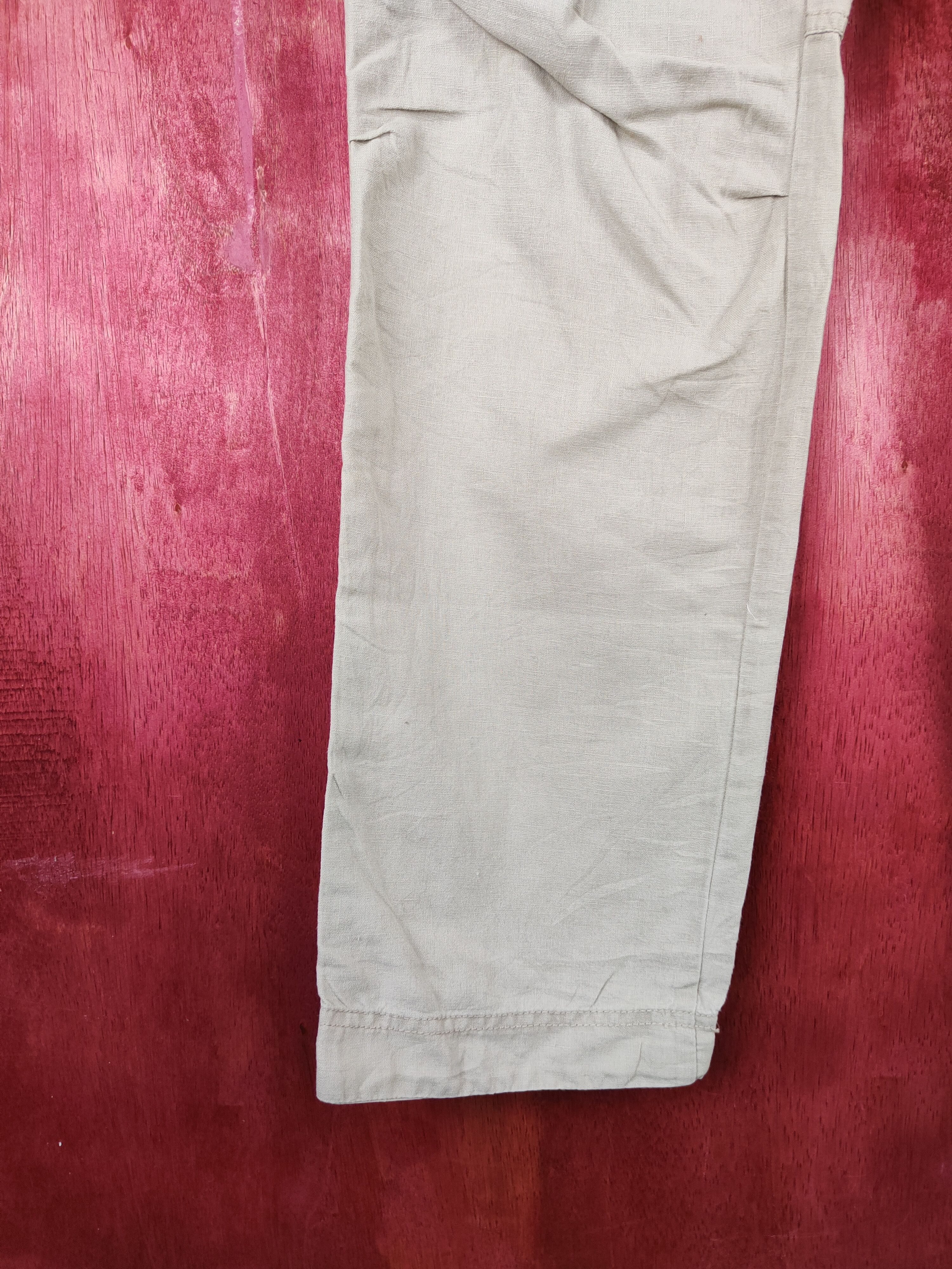 Japanese Brand × Vintage Uniqlo Brown Multi Pocket Tactical Cargo Pants #246B Size US 31 - 4 Thumbnail