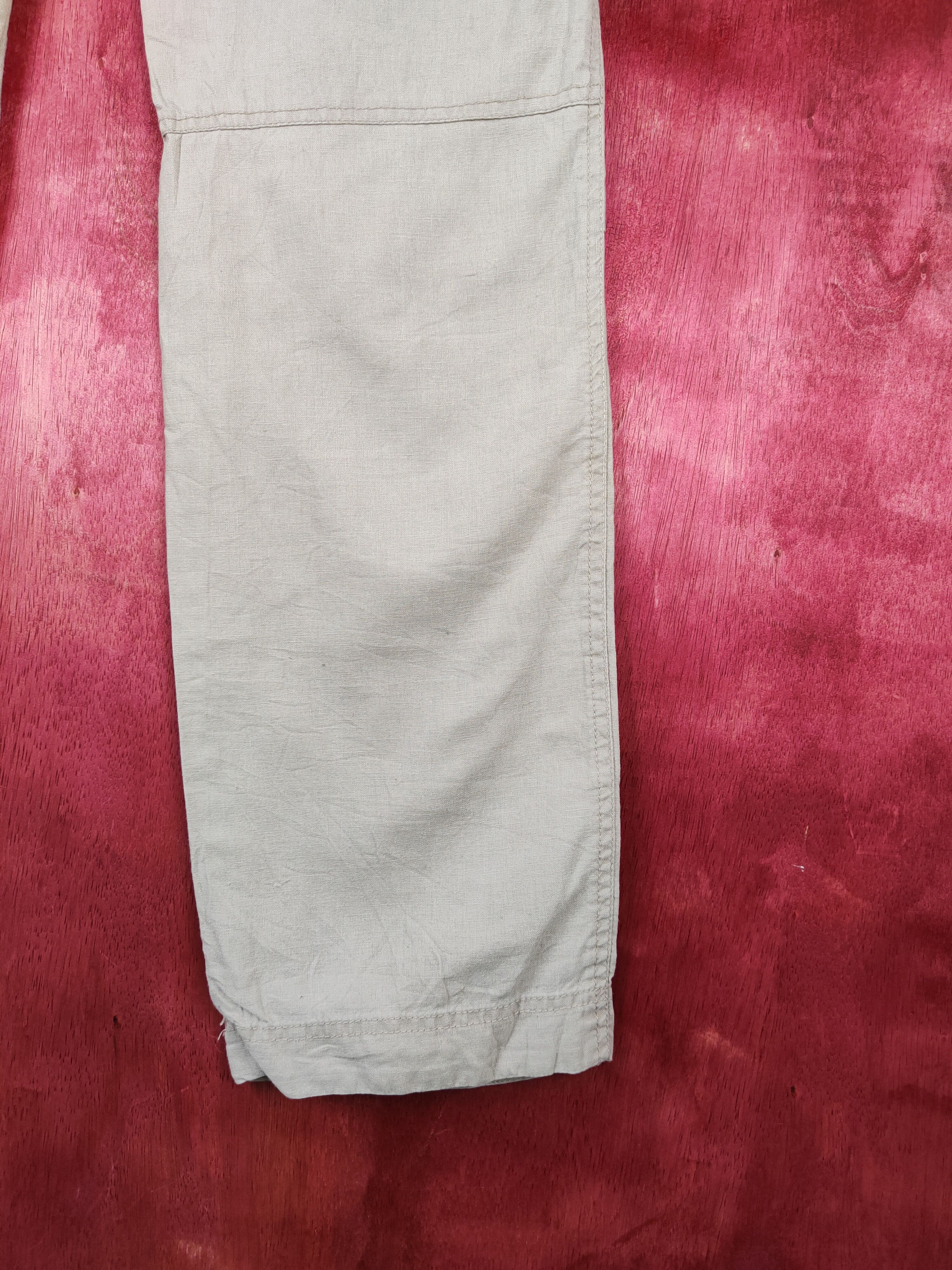 Japanese Brand × Vintage Uniqlo Brown Multi Pocket Tactical Cargo Pants #246B Size US 31 - 11 Thumbnail