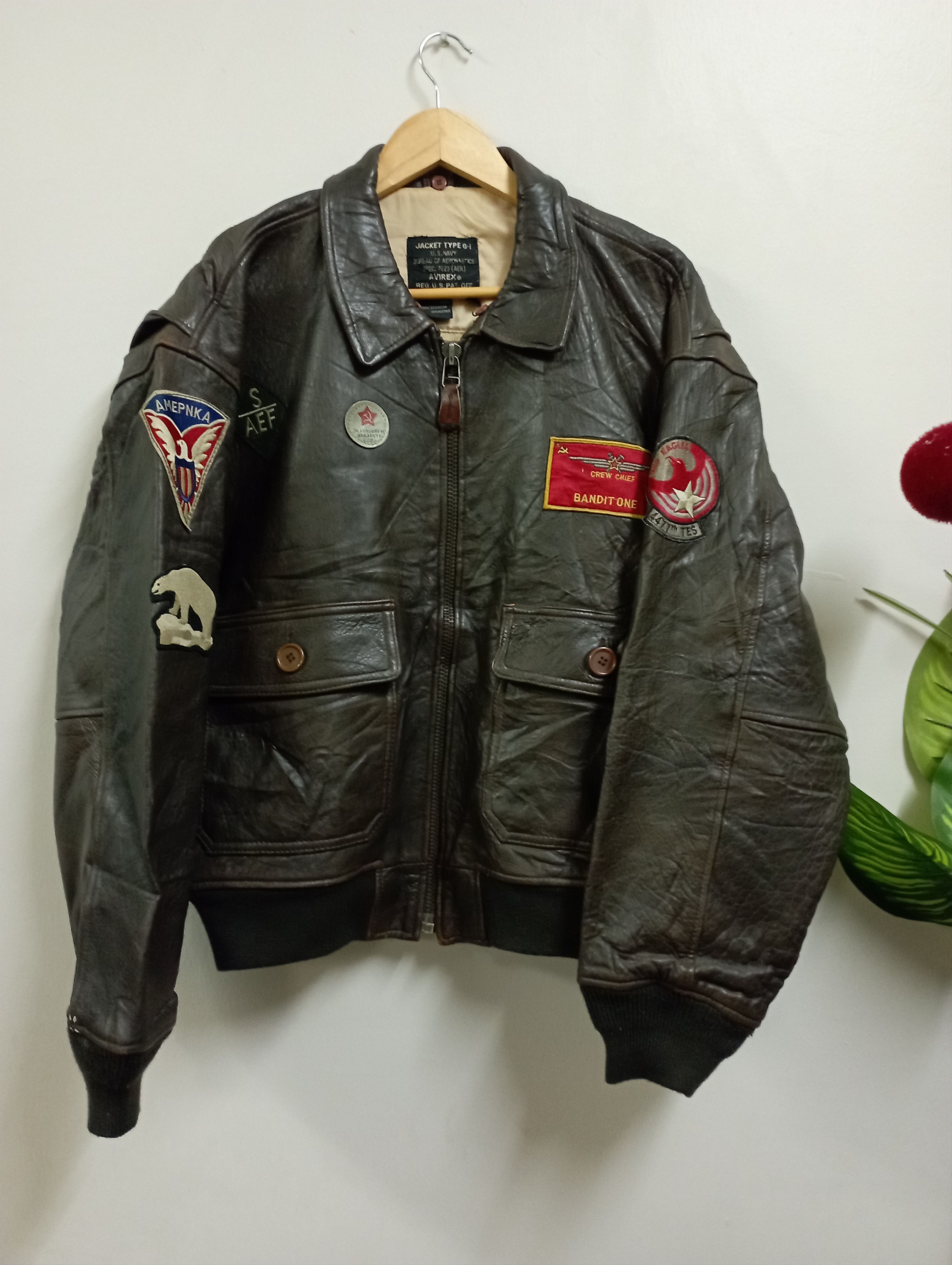 Avirex Vintage Avirex Jacket Type G-1 U.S NAVY | Grailed
