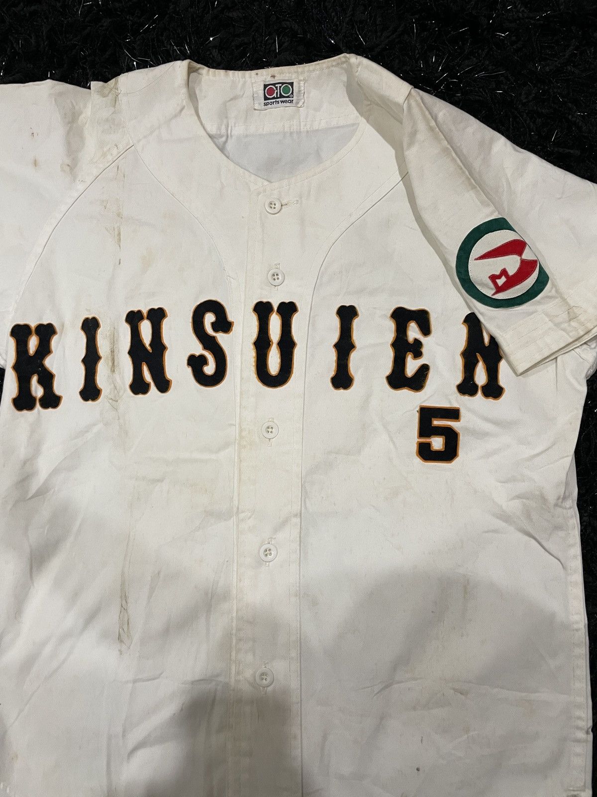 Japanese Brand Mega Rare Vintage Japan Baseball Jersey by GTO Sports wear Size US L / EU 52-54 / 3 - 5 Thumbnail