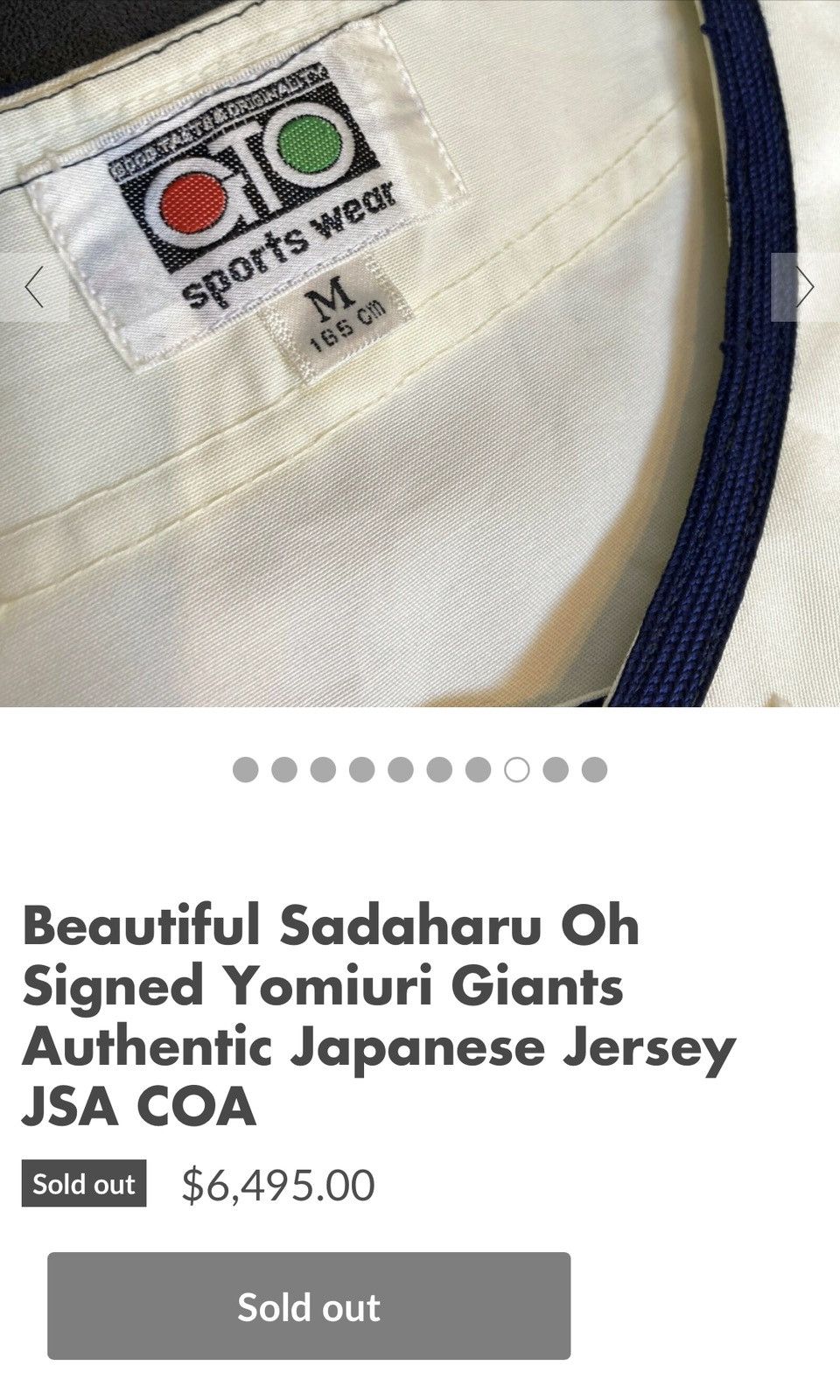 Japanese Brand Mega Rare Vintage Japan Baseball Jersey by GTO Sports wear Size US L / EU 52-54 / 3 - 8 Thumbnail