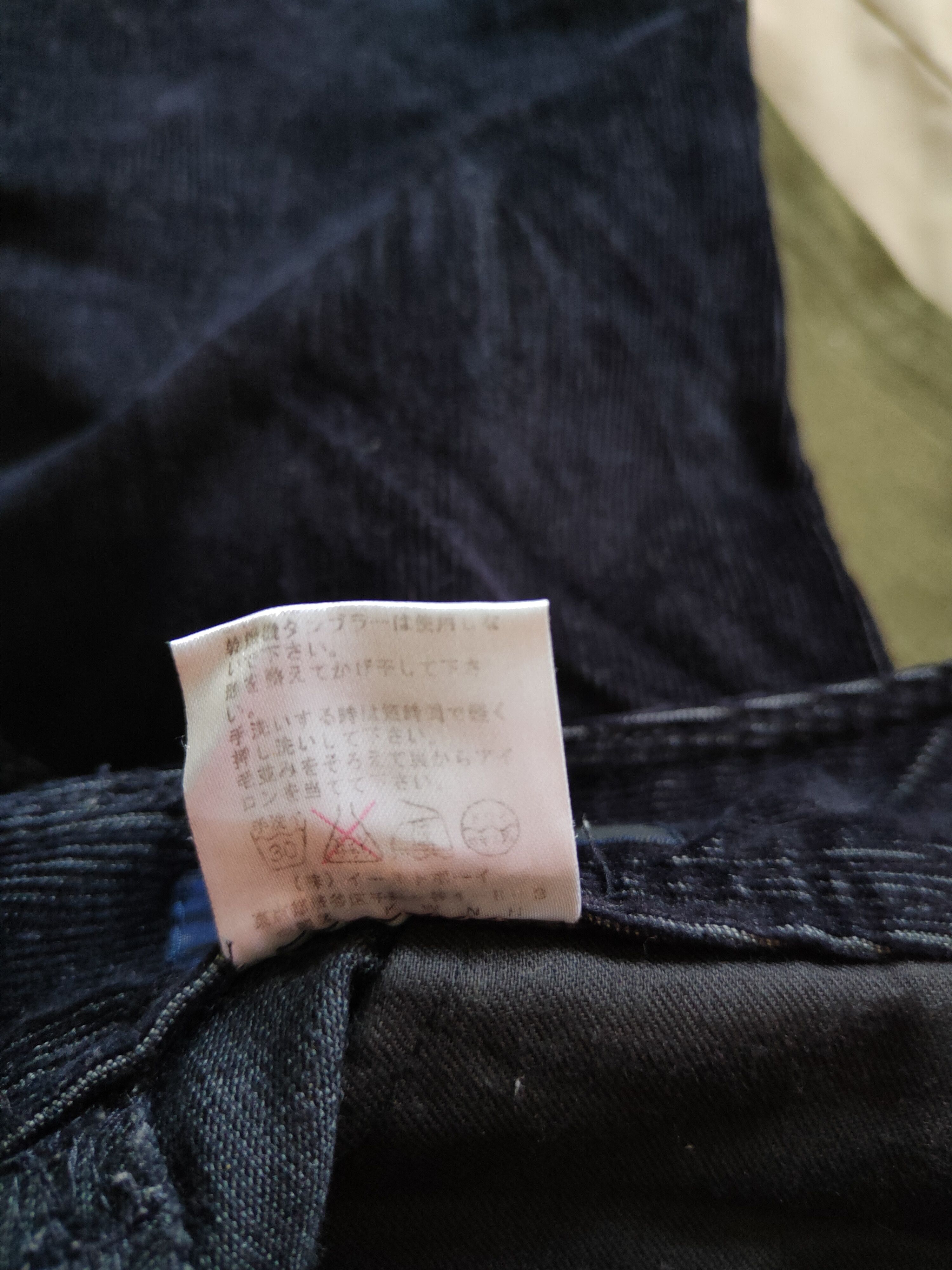 City Streets × Japanese Brand Eastboy Black Multi Pocket Corduroy Cropped Pants #254B Size 29" - 13 Thumbnail