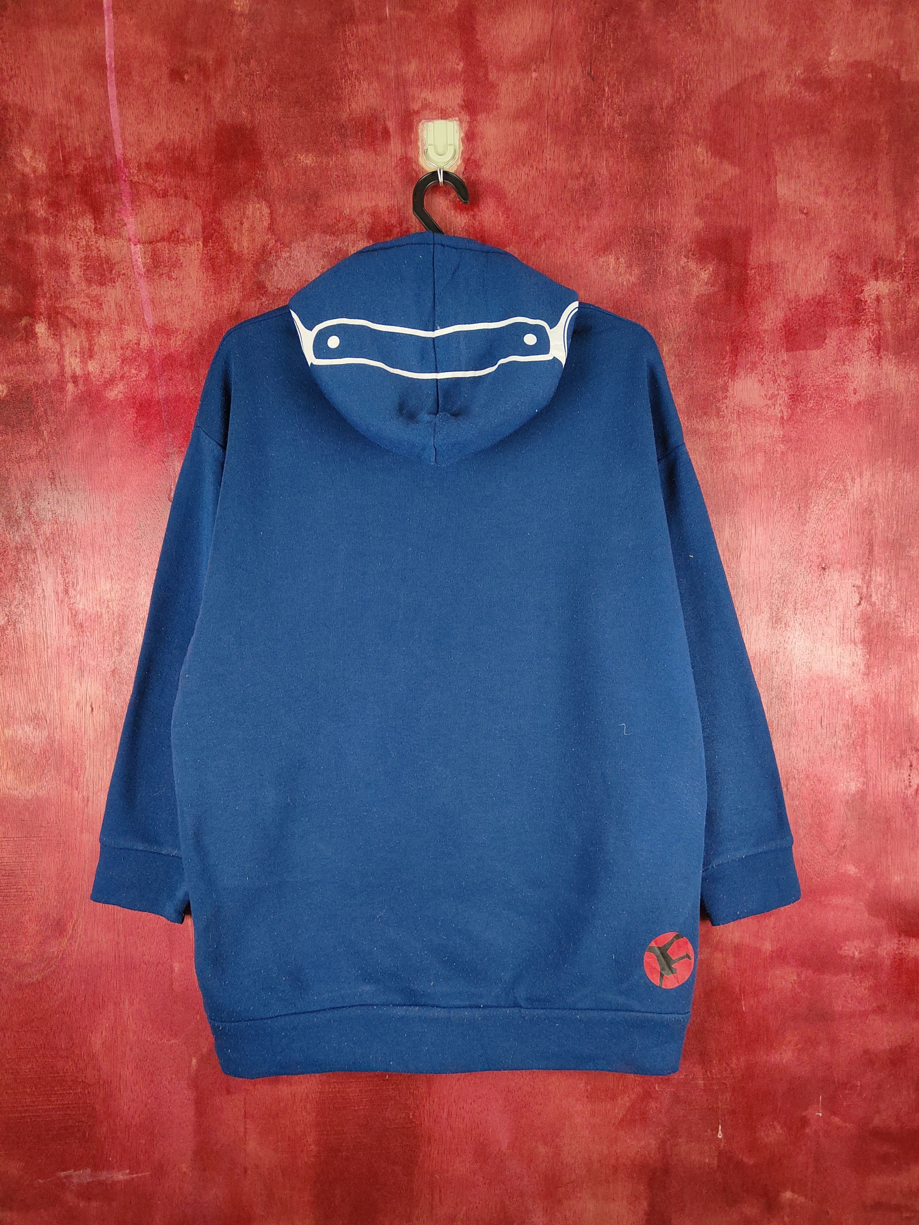 Japanese Brand Music Dance vintage Blue Hoodie Sweatshirt #269B Size US L / EU 52-54 / 3 - 8 Thumbnail