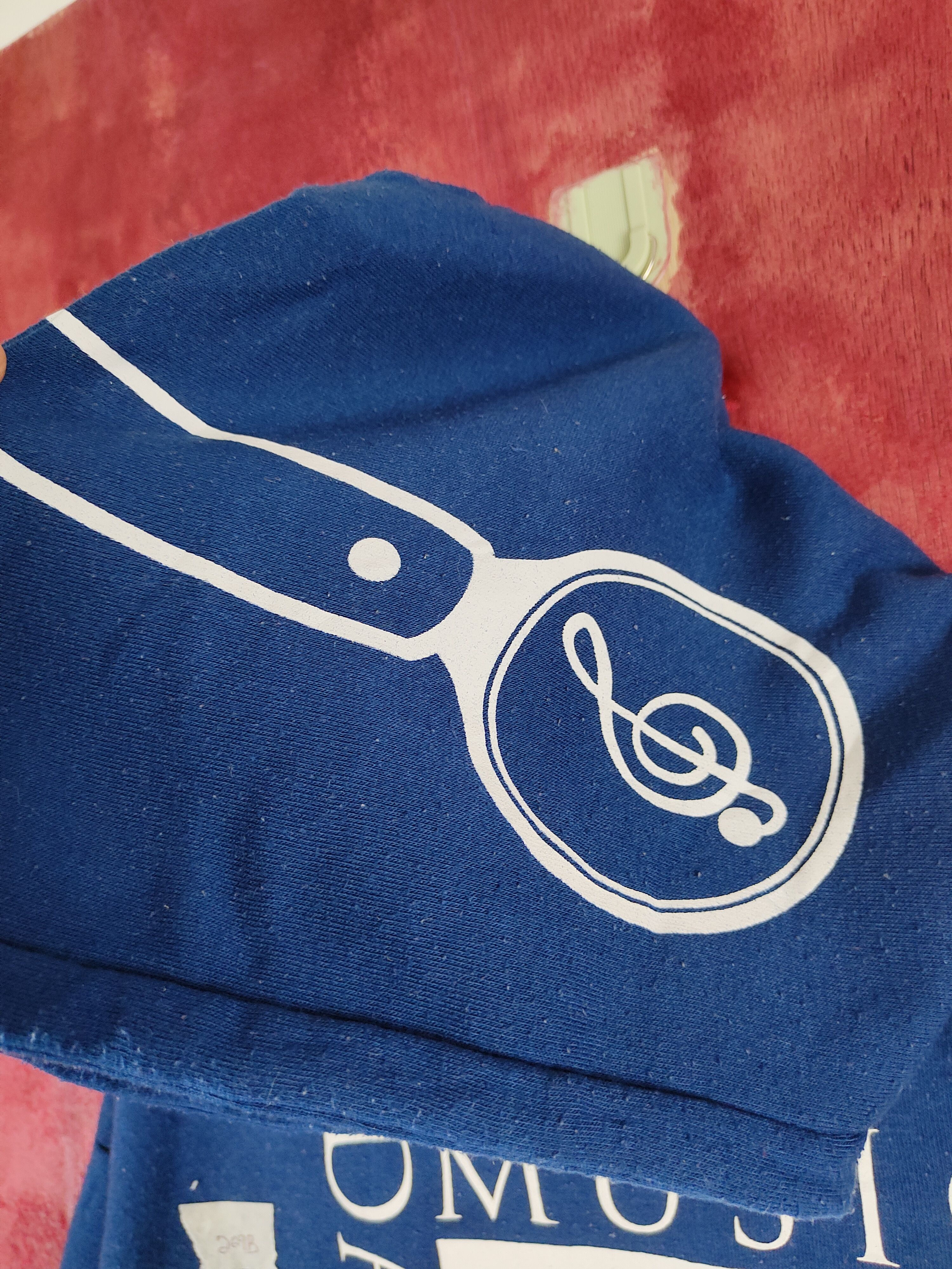 Japanese Brand Music Dance vintage Blue Hoodie Sweatshirt #269B Size US L / EU 52-54 / 3 - 3 Thumbnail