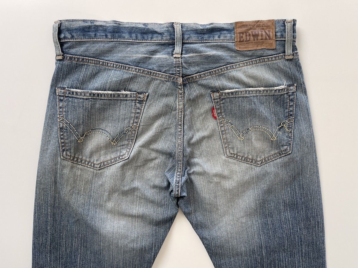 Edwin Edwin Sashiko Distressed Design Rusty Denim Size US 34 / EU 50 - 13 Thumbnail