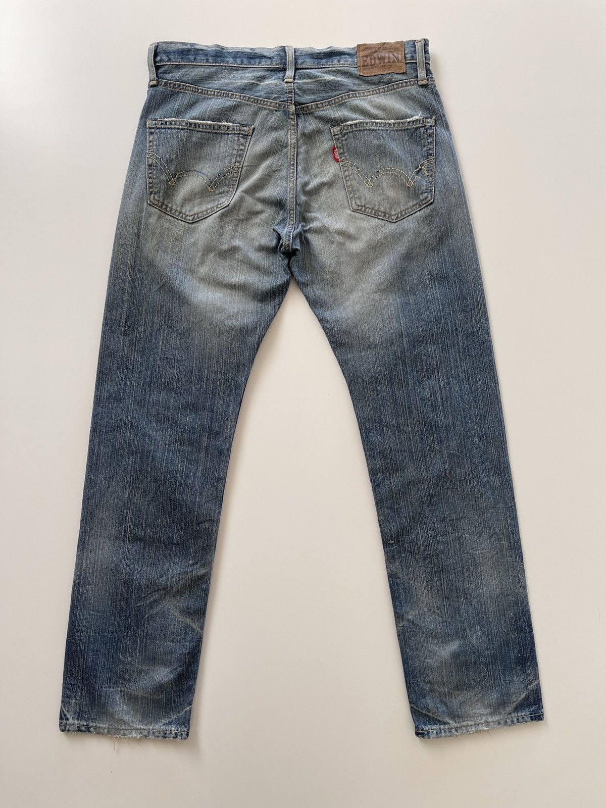 Edwin Edwin Sashiko Distressed Design Rusty Denim Size US 34 / EU 50 - 12 Thumbnail