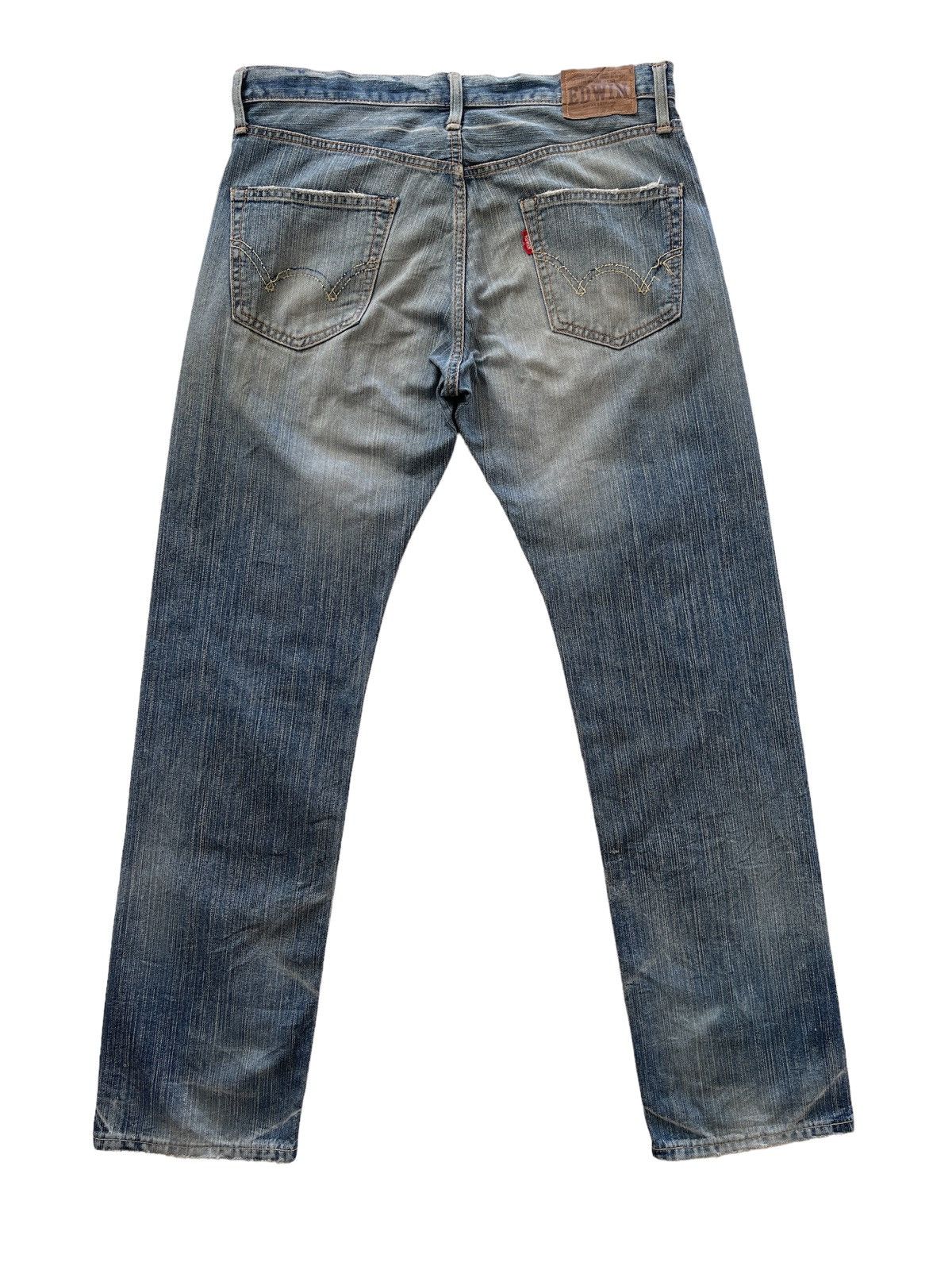 Edwin Edwin Sashiko Distressed Design Rusty Denim Size US 34 / EU 50 - 2 Thumbnail