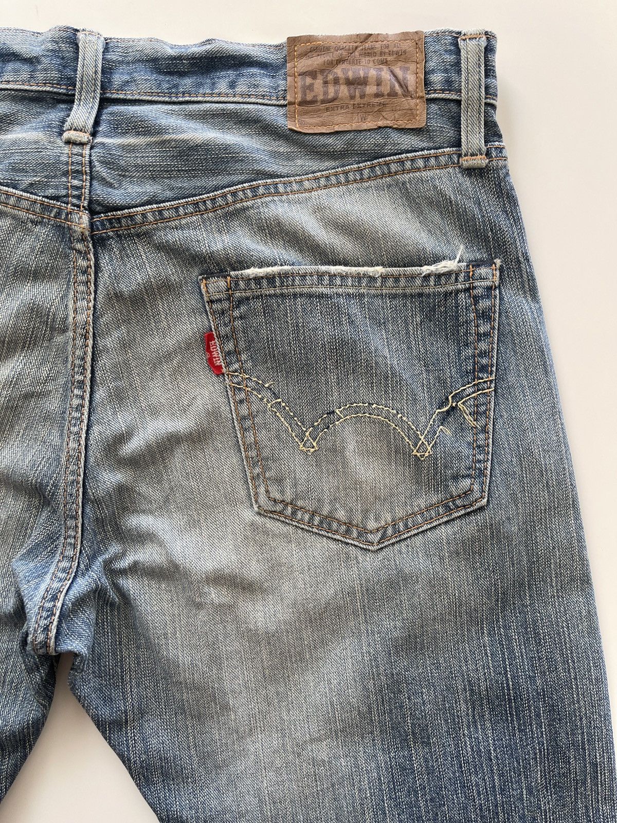 Edwin Edwin Sashiko Distressed Design Rusty Denim Size US 34 / EU 50 - 14 Thumbnail