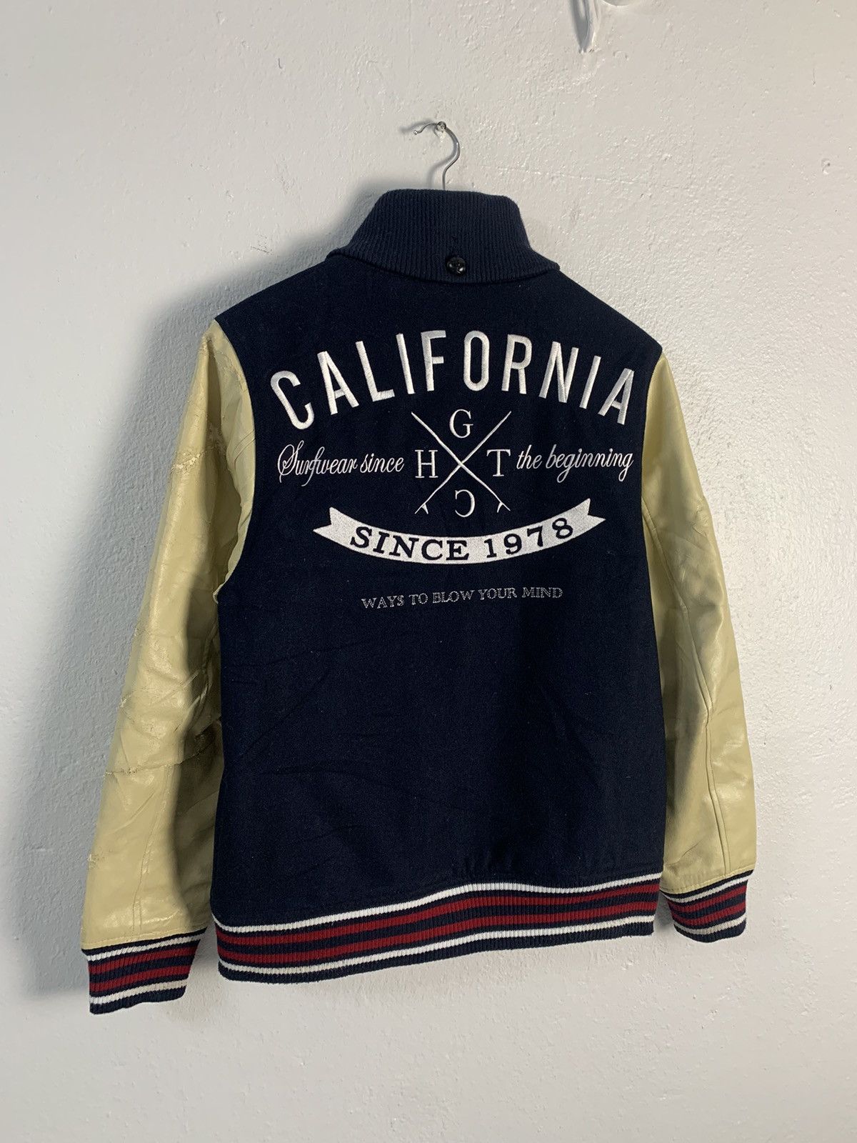 Gotcha Gotcha California Big Logo Varsity Jacket Size US M / EU 48-50 / 2 - 2 Thumbnail