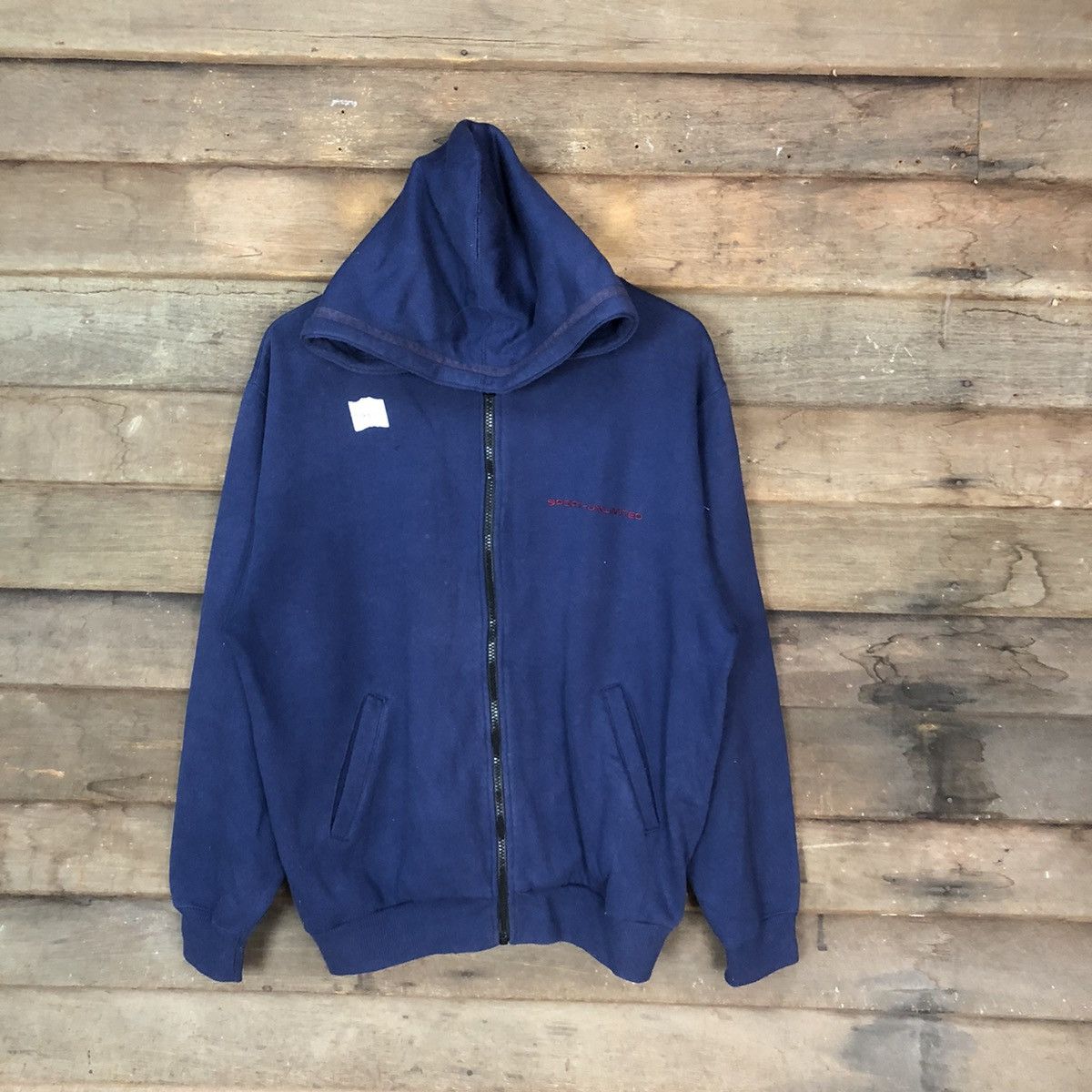 Japanese Brand Sport Unlimited Blue Hoodie #348B Size US L / EU 52-54 / 3 - 1 Thumbnail