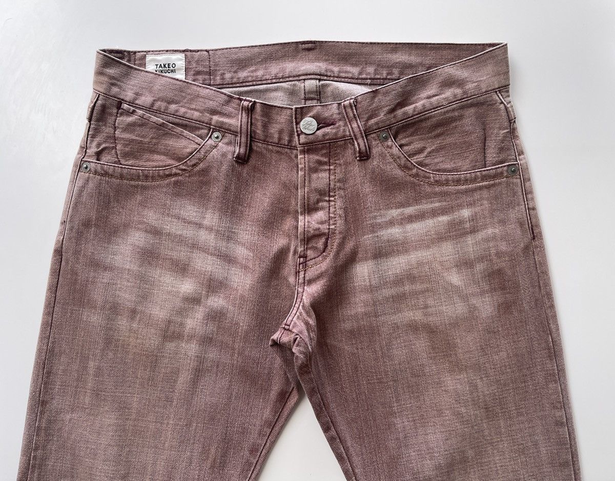 Japanese Brand Takeo Kikuchi Rusty Denim Pants Size US 31 - 7 Thumbnail