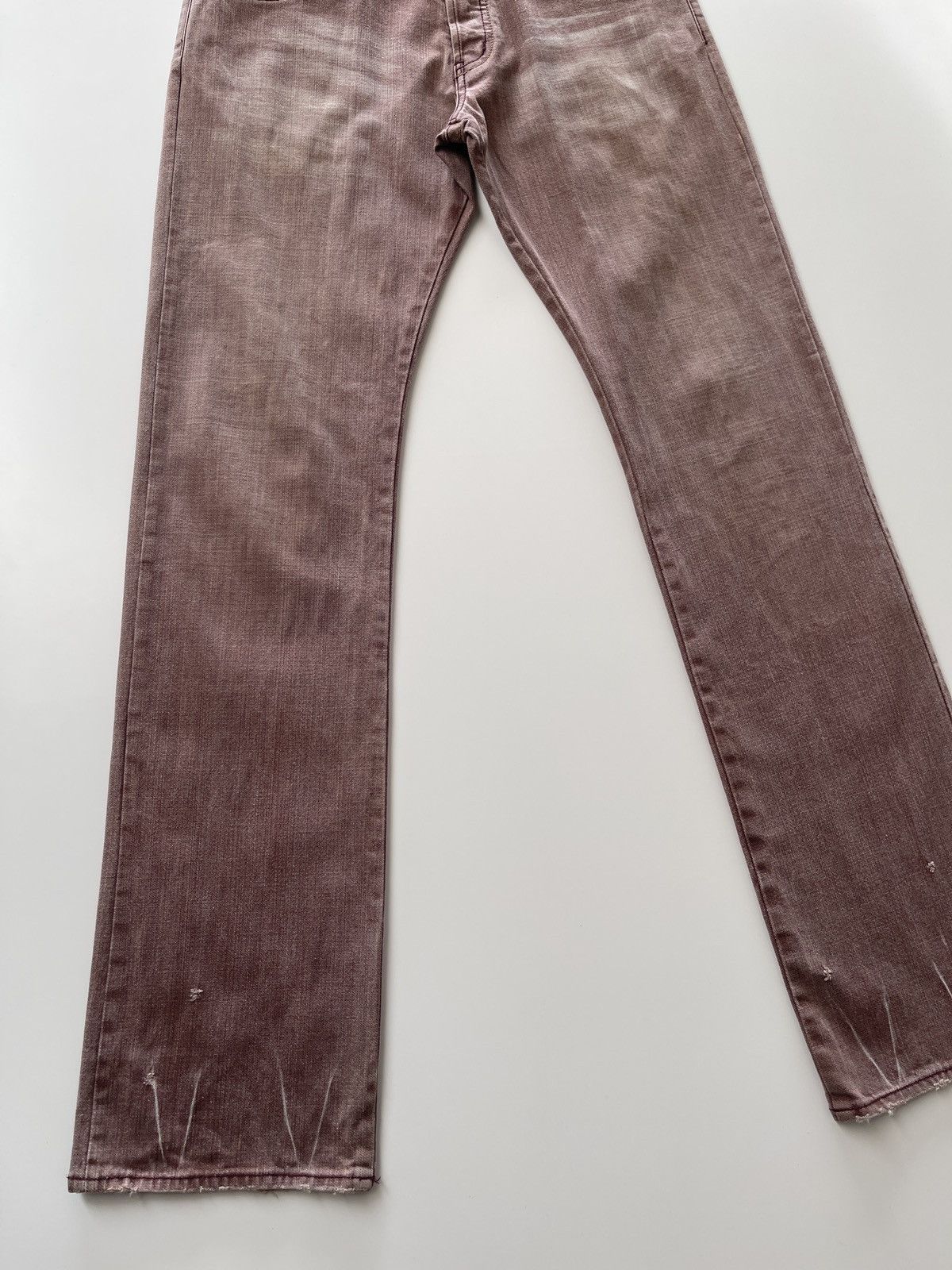 Japanese Brand Takeo Kikuchi Rusty Denim Pants Size US 31 - 4 Thumbnail