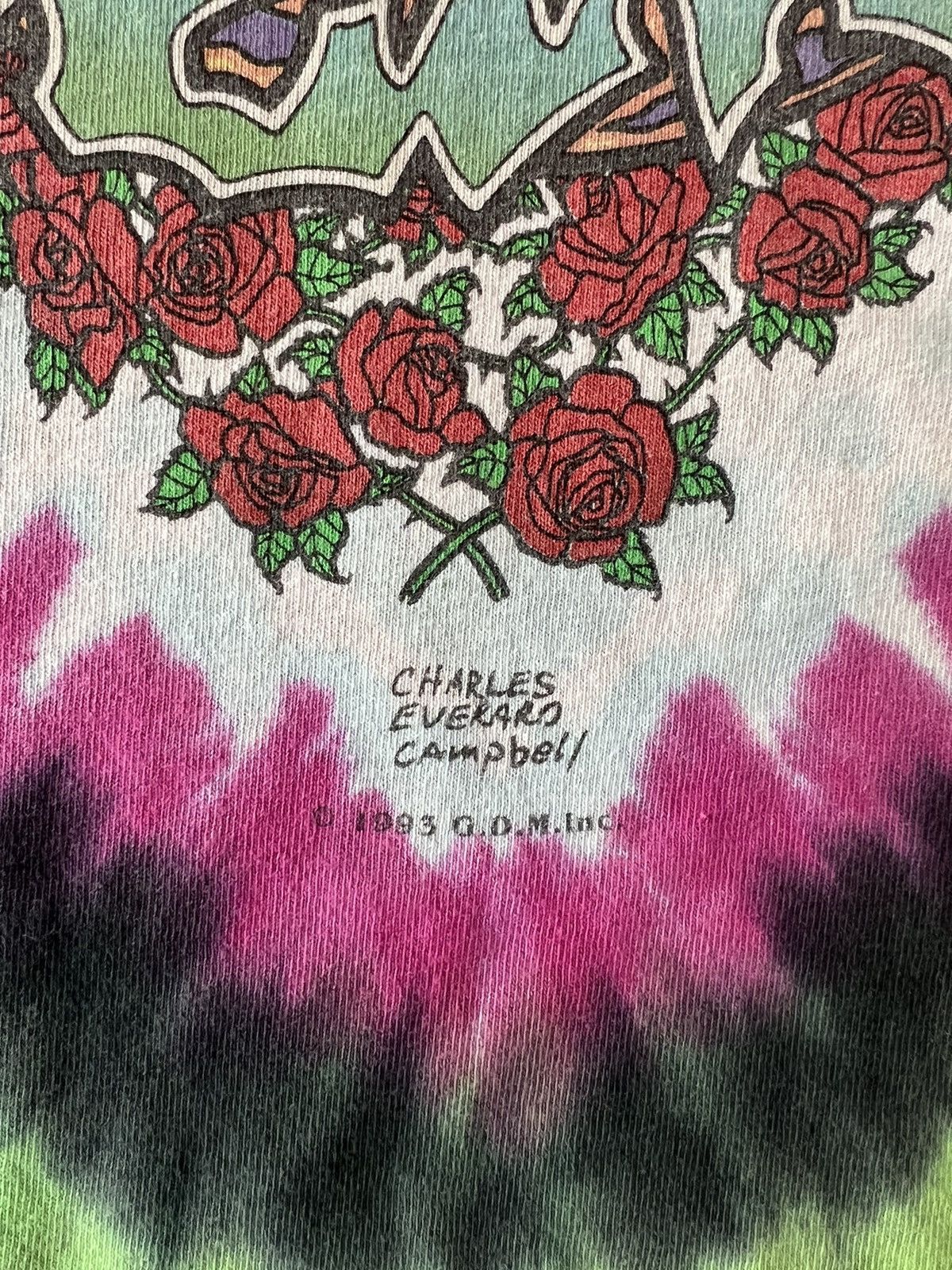 Band Tees 1993 Vintage Liquid Blue x Grateful Dead Tie Dye Size US M / EU 48-50 / 2 - 3 Thumbnail