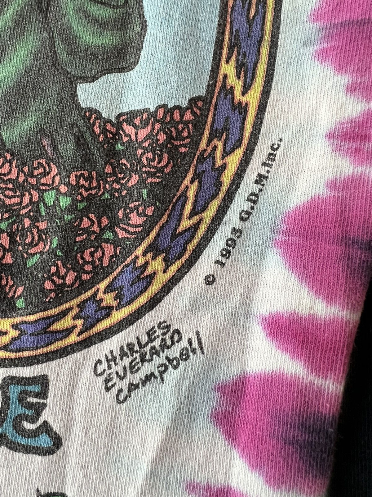 Band Tees 1993 Vintage Liquid Blue x Grateful Dead Tie Dye Size US M / EU 48-50 / 2 - 13 Thumbnail