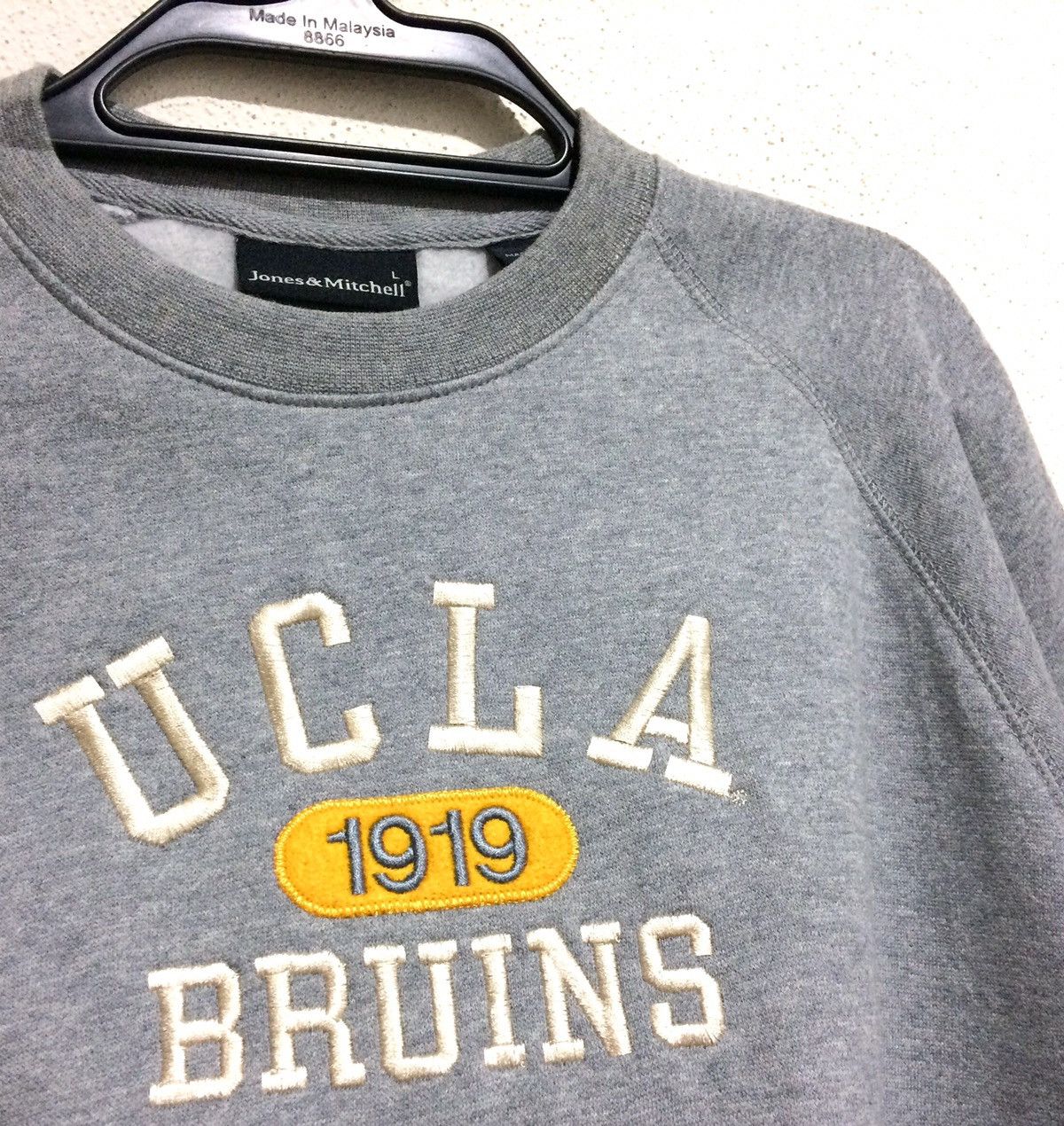 Vintage UCLA Bruins University By Jones & Mitchell Crewneck Sweater Size US L / EU 52-54 / 3 - 2 Thumbnail